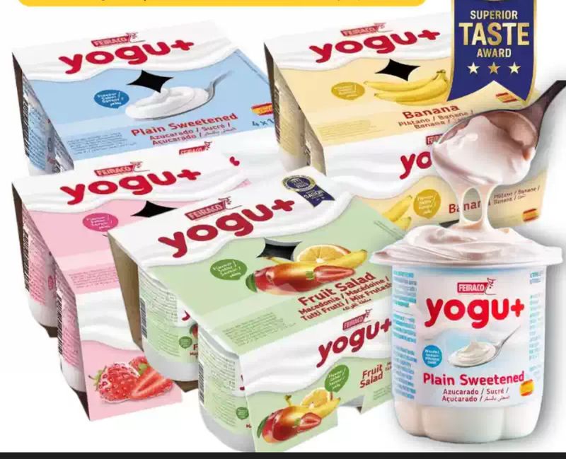Yogu +   Assorted 12x4x125gm