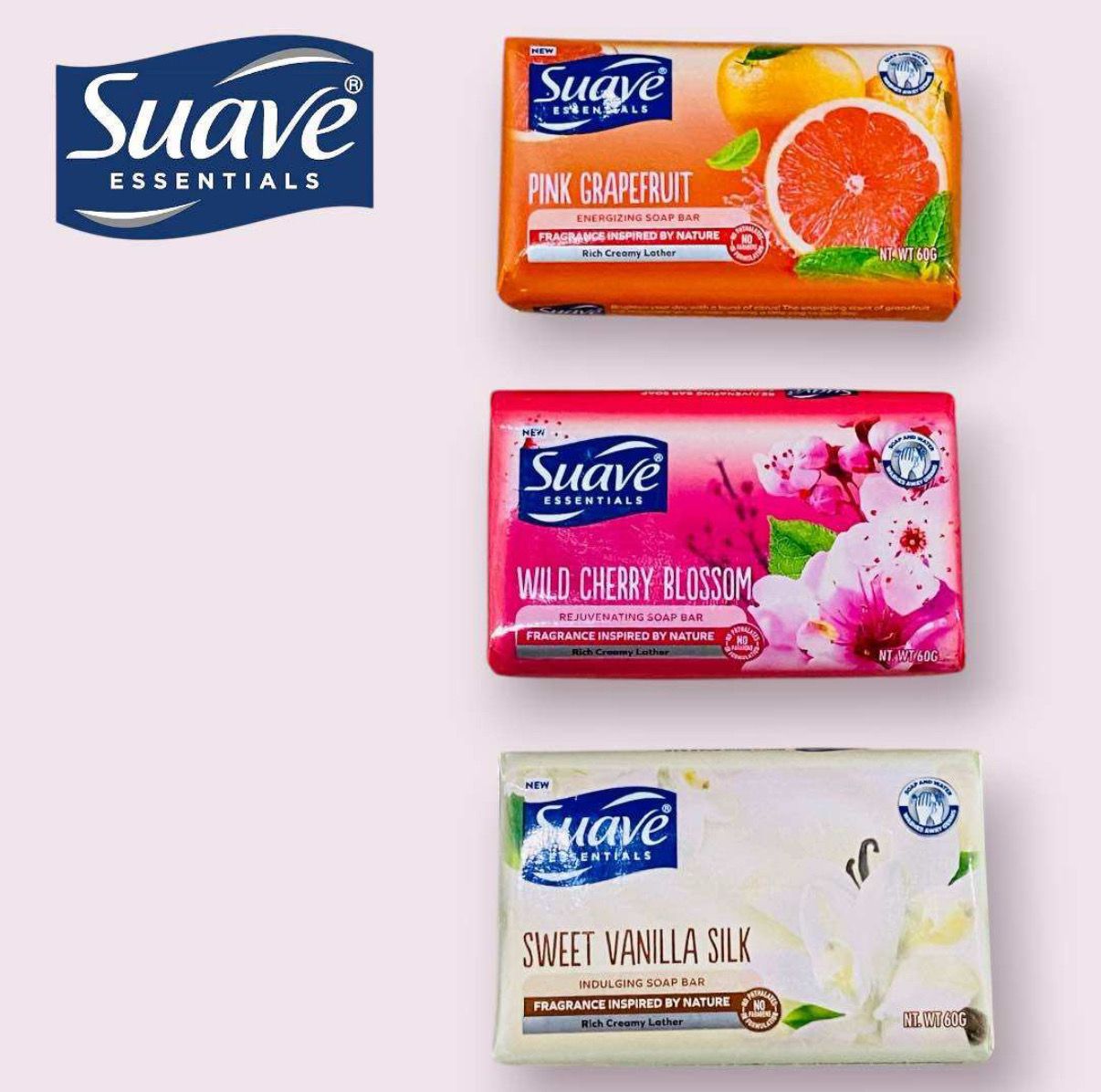 Savon Suave Assorted 60gm X 24