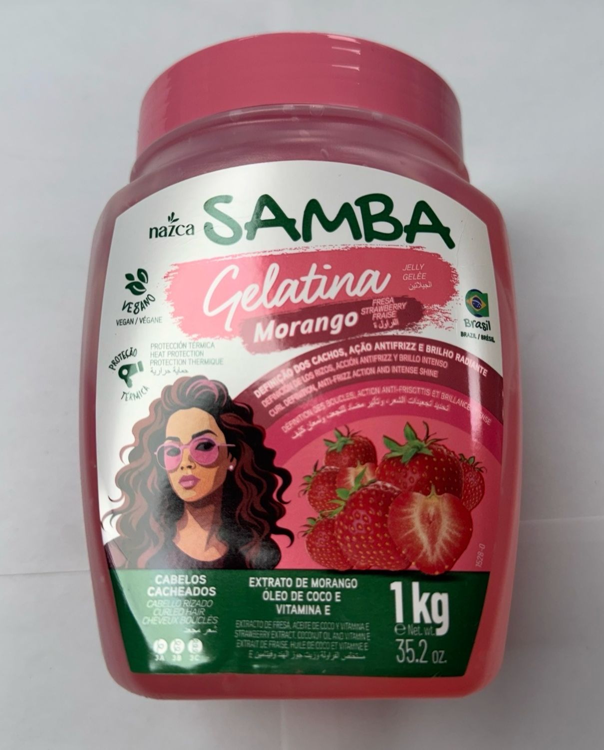 SAMBA GEL STRAWBERRY 35.2OZ x6