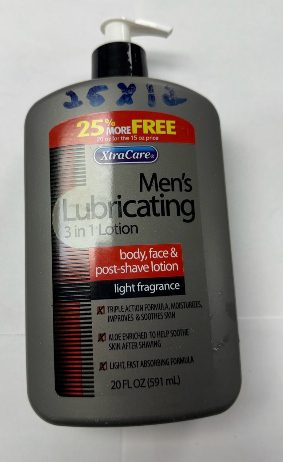 X-CARE MENS 3IN1 20oz 1x12 PK1