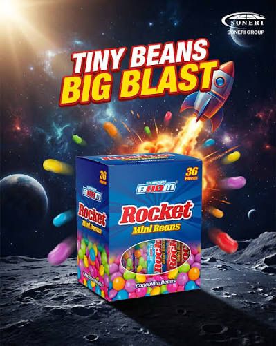 ROCKET MINI BEANS 18x36x8G PK1
