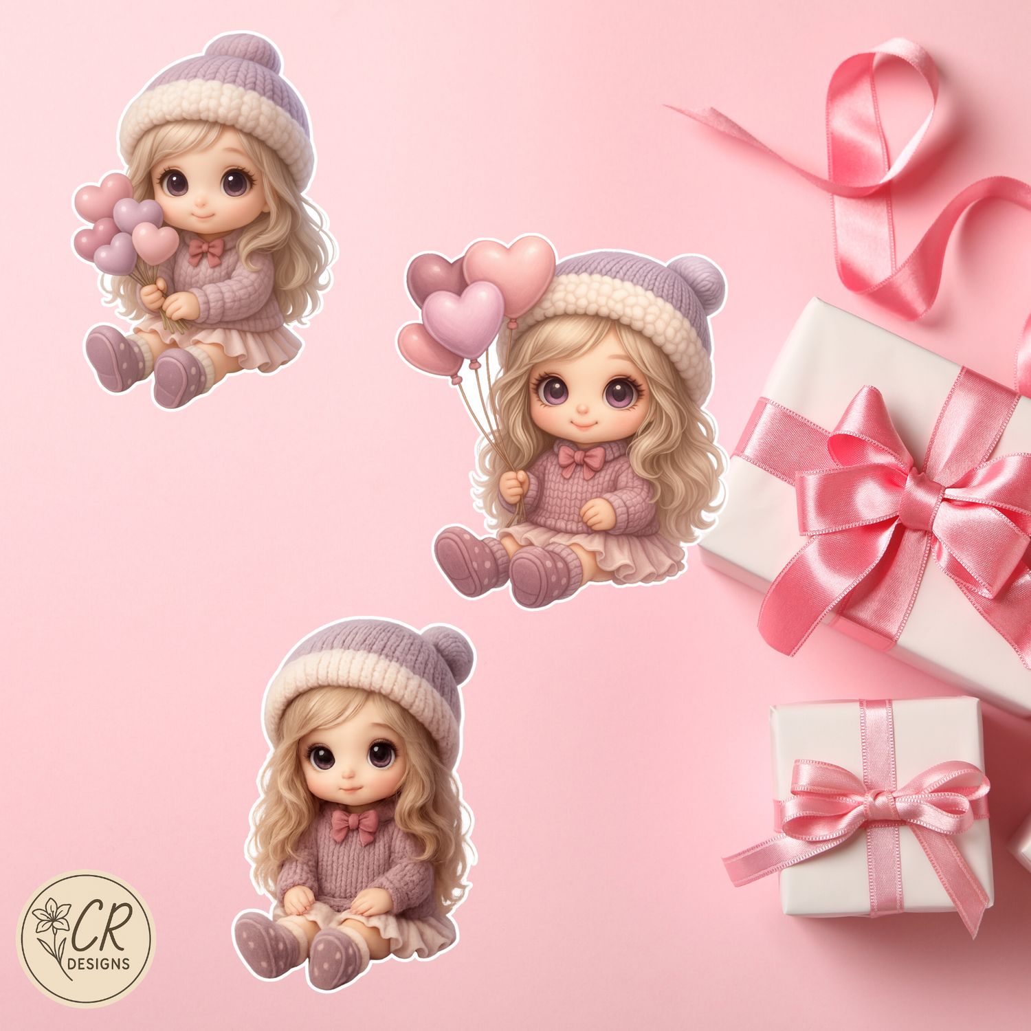 Sweet Heart Sticker Sheet