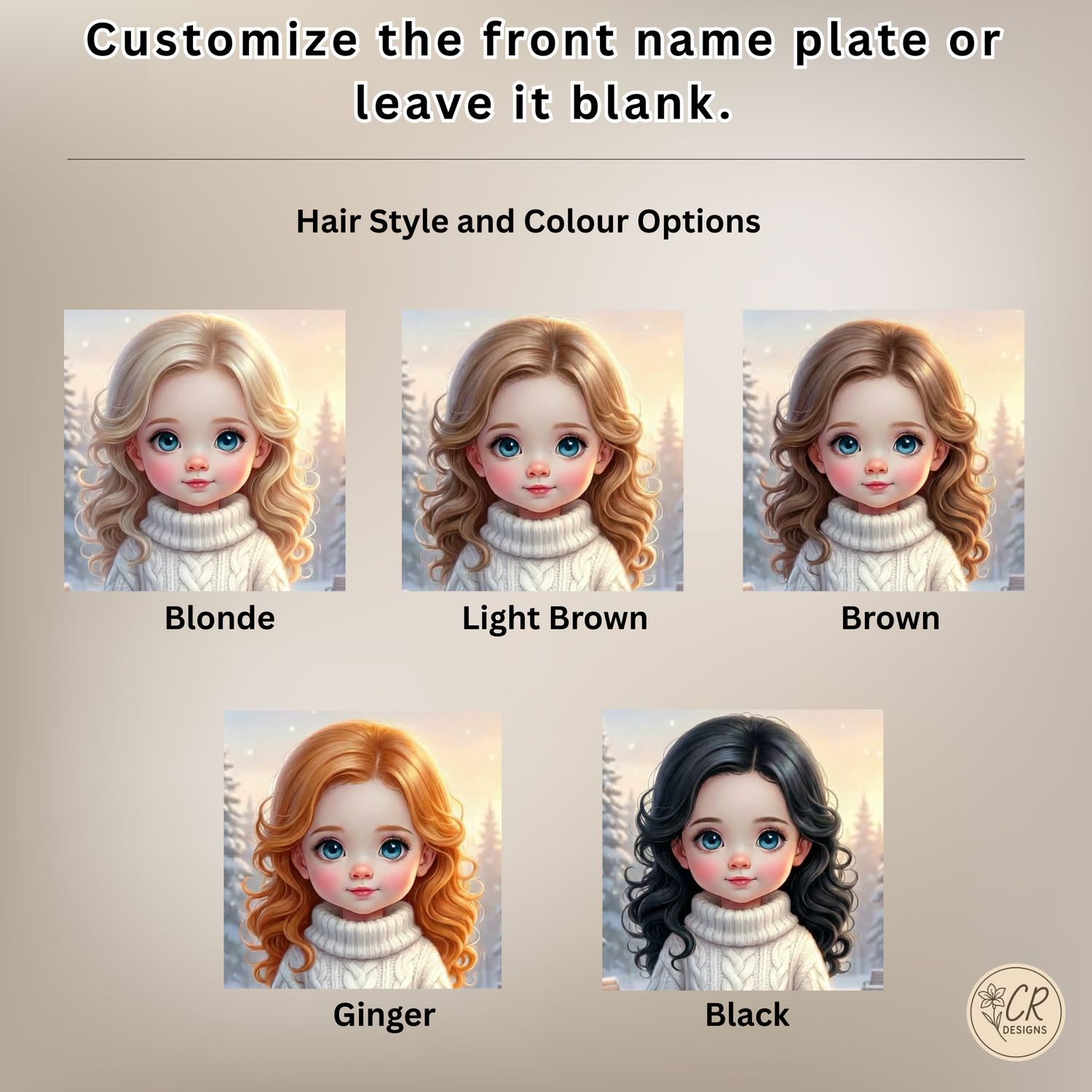 Winter Girl Composition Notebook