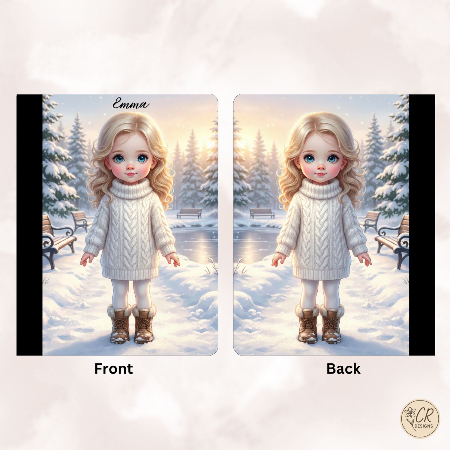 Winter Girl Composition Notebook