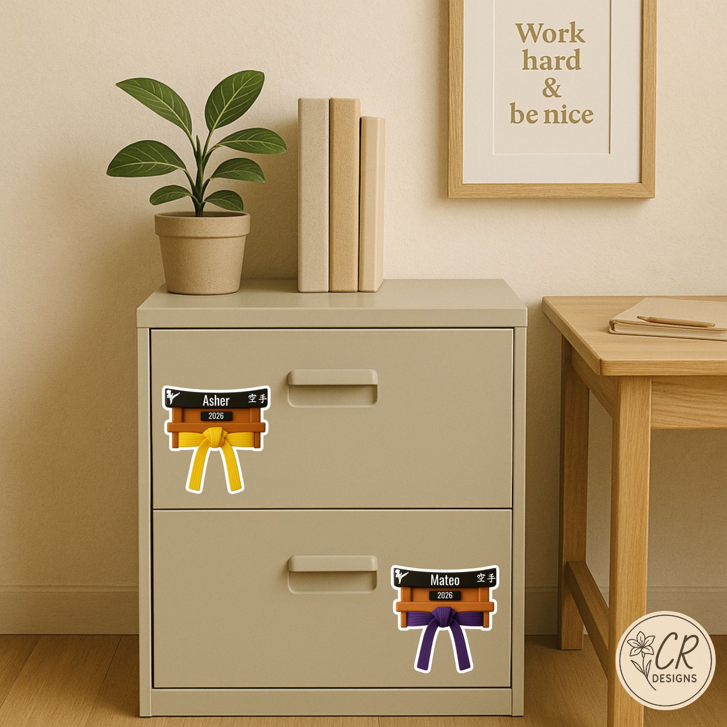 Karate Belt Magnet (Youth)