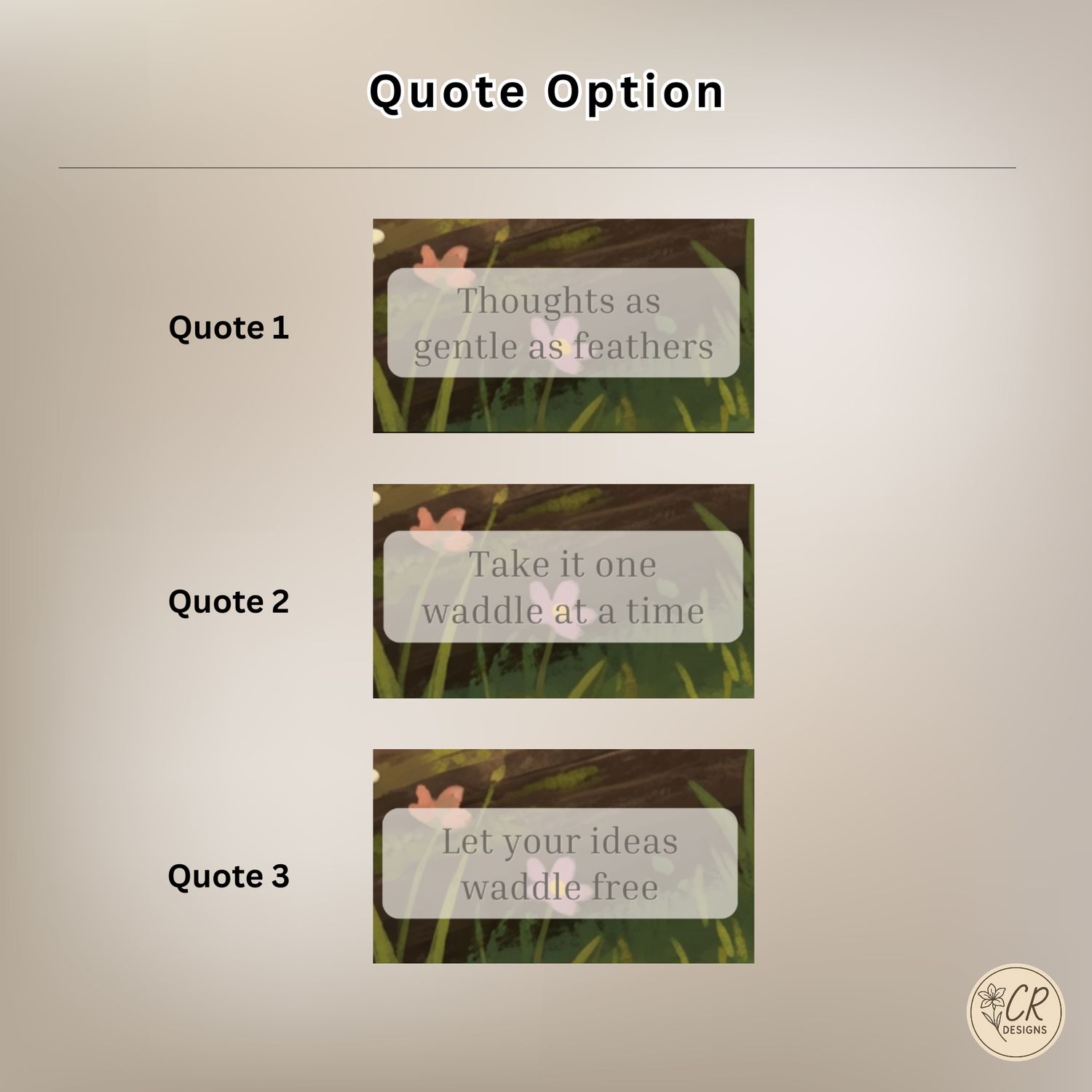 Woodland Duckling Composition Notebook