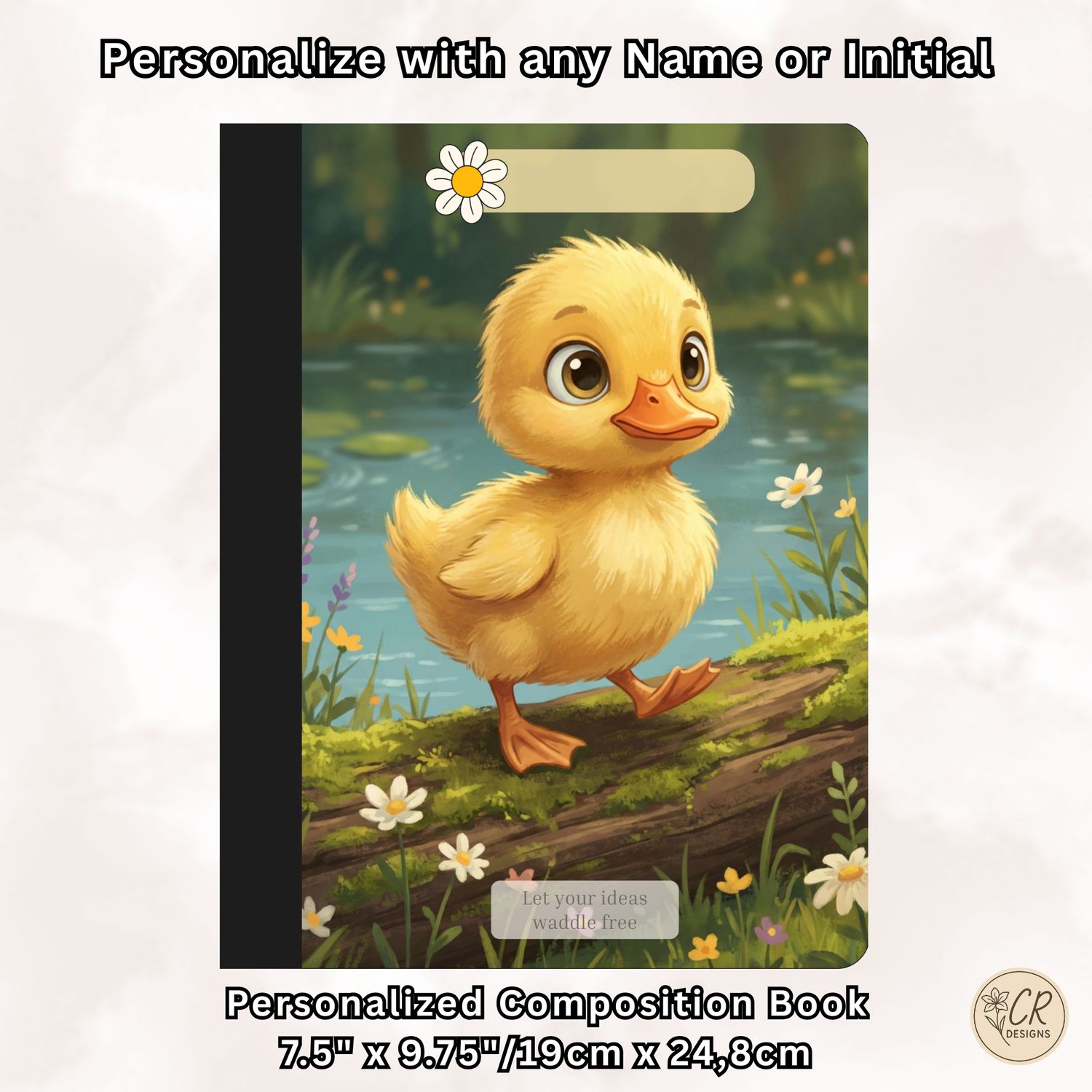 Woodland Duckling Composition Notebook