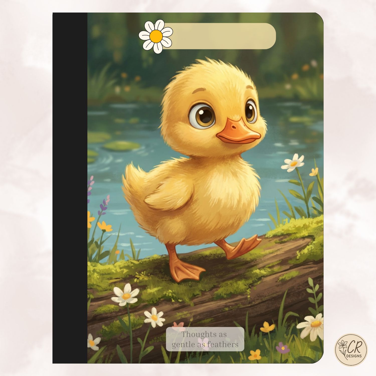 Woodland Duckling Composition Notebook