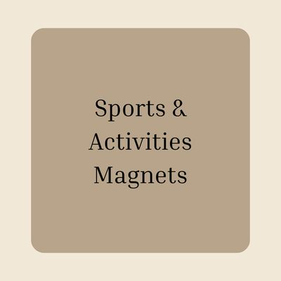 Sports &amp; Activities Magnets