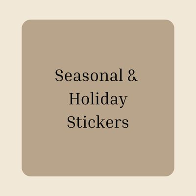 Seasonal &amp; Holiday Stickers