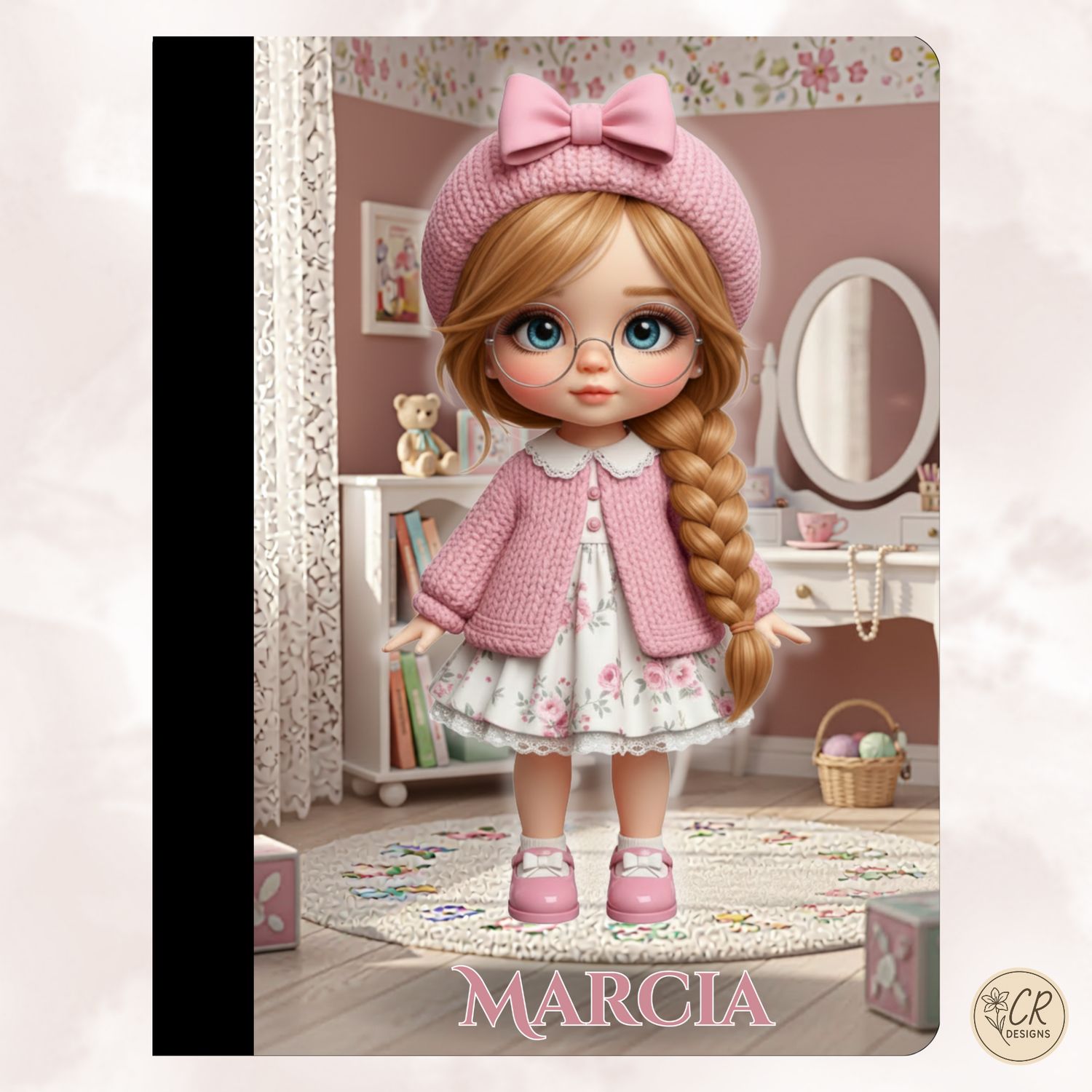 Rose Bush Composition Notebook