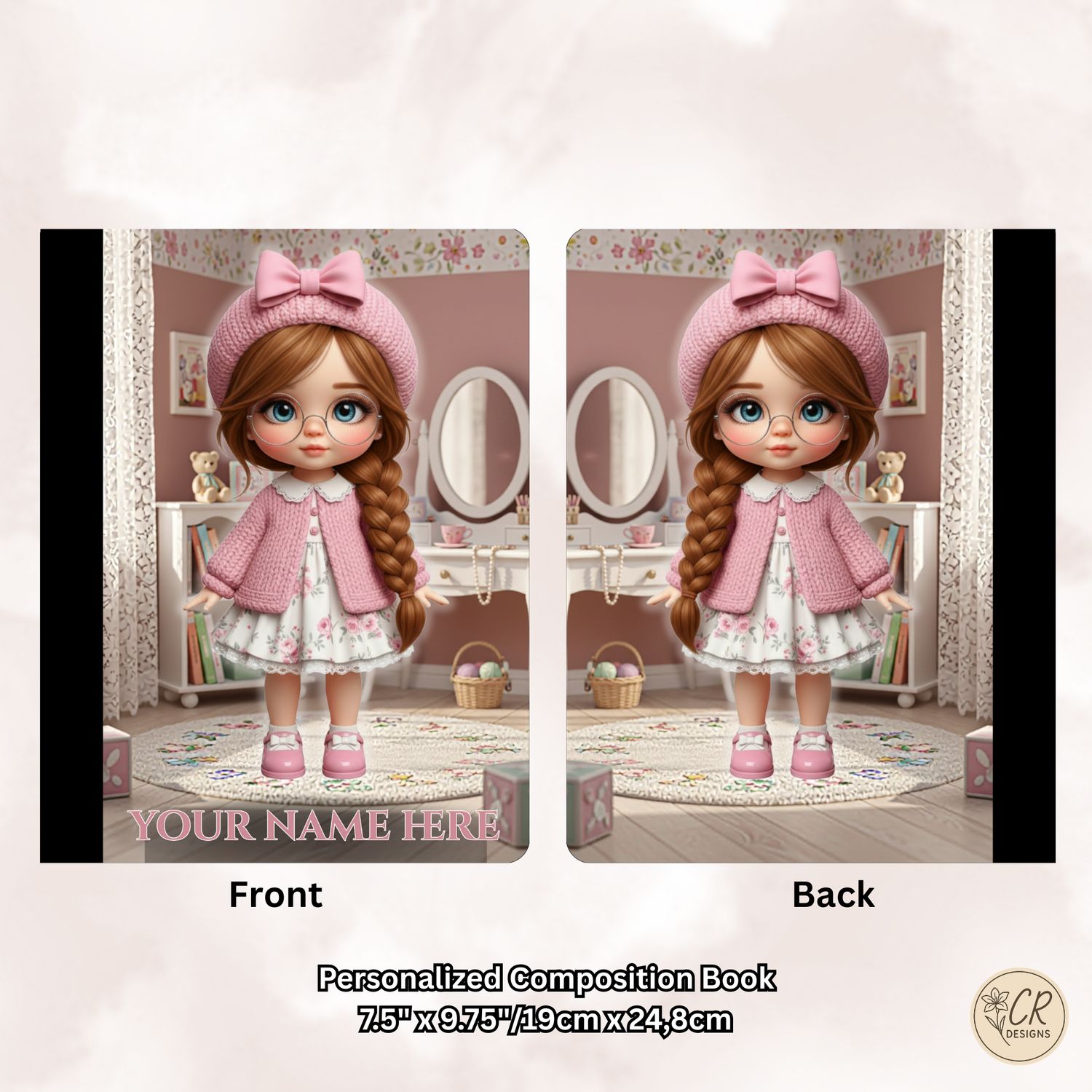 Rose Bush Composition Notebook