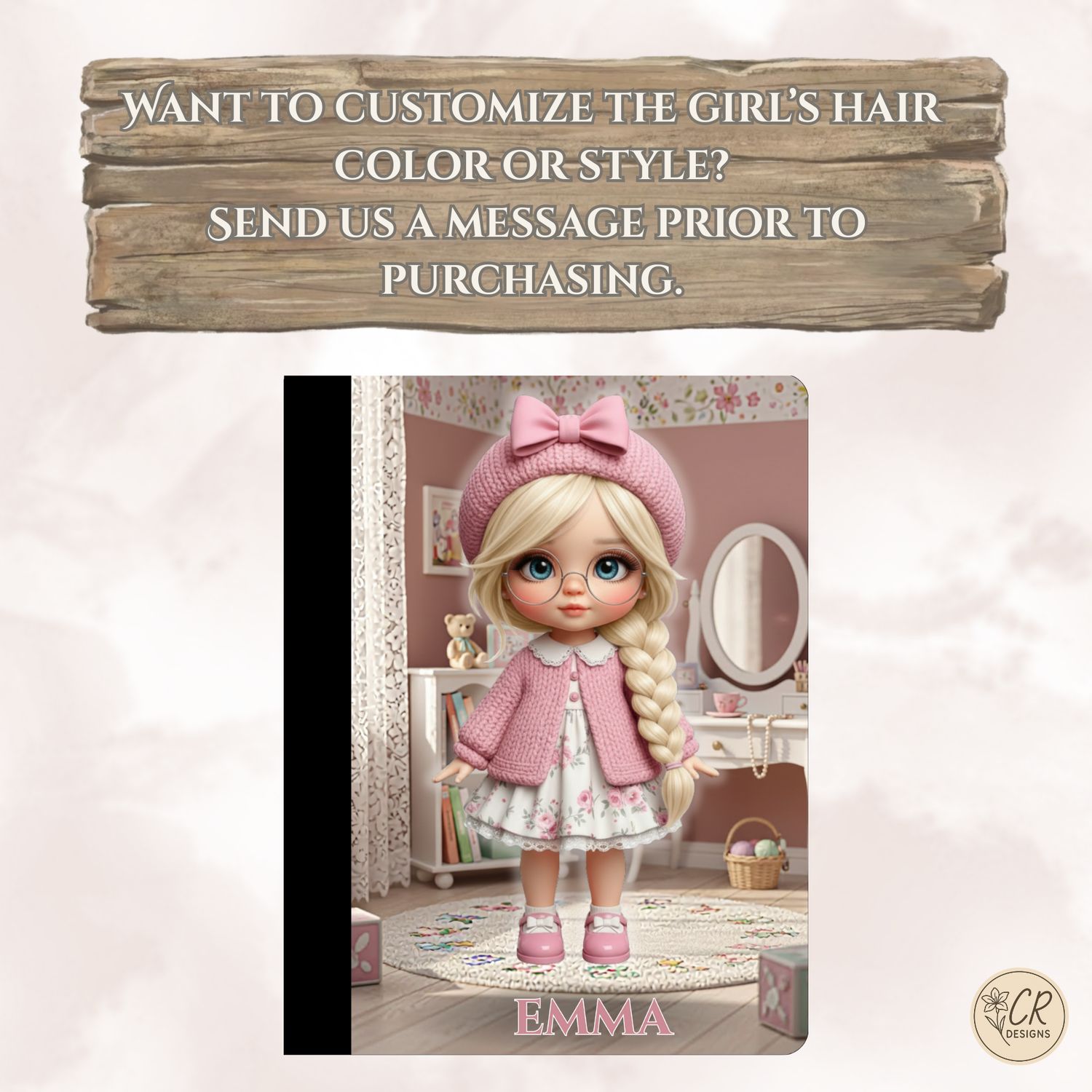 Rose Bush Composition Notebook