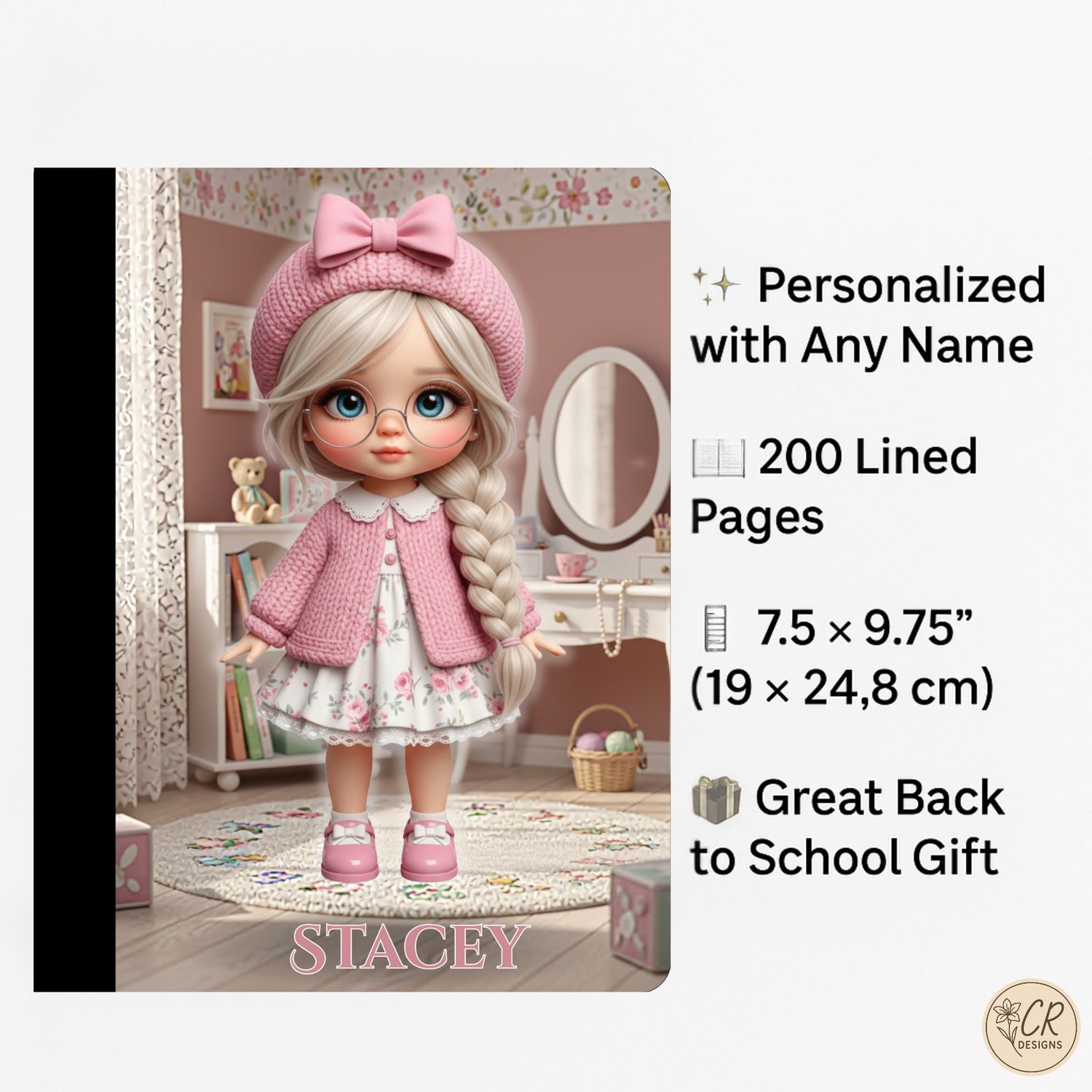 Rose Bush Composition Notebook