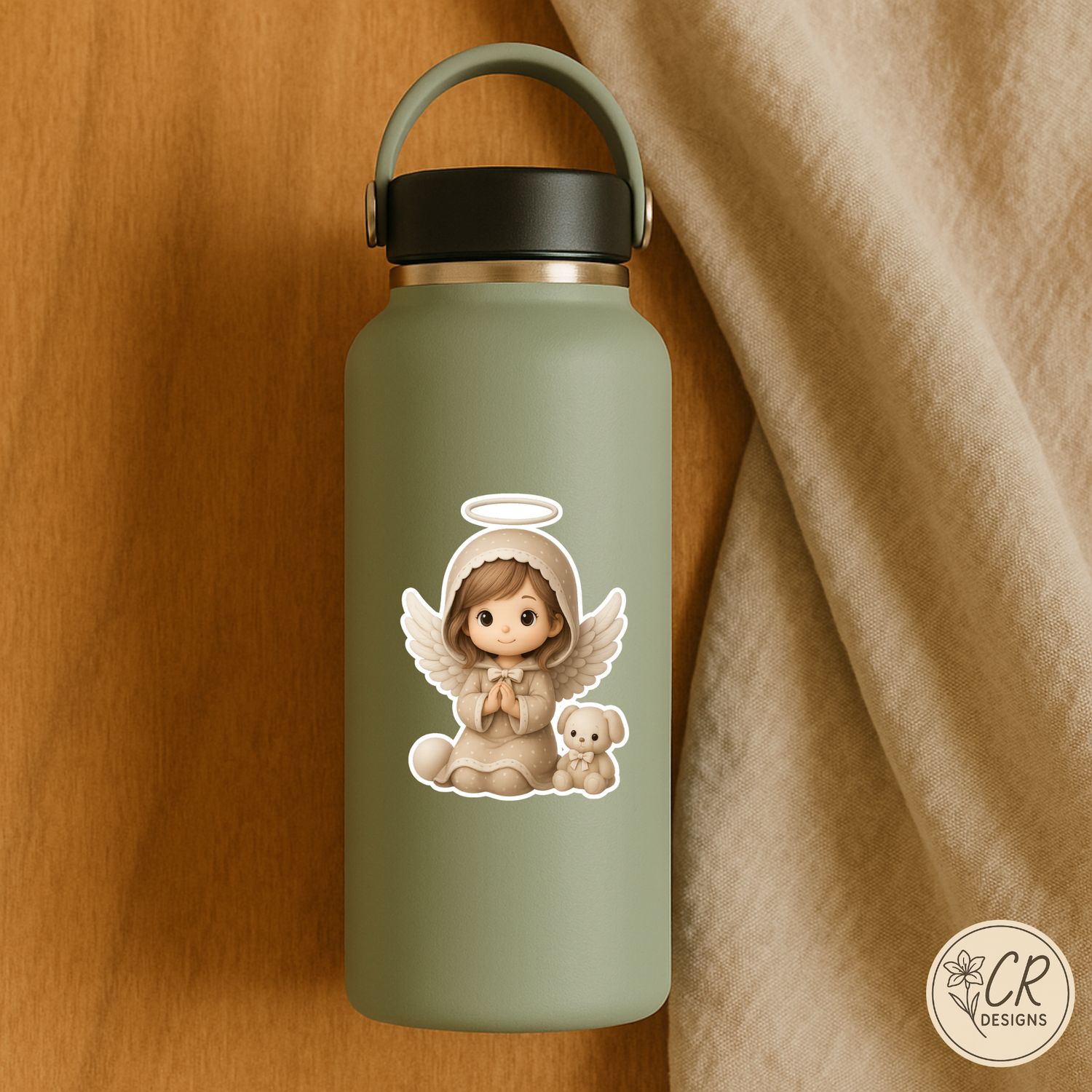 Celestial Grace Collection | Angel Vinyl Sticker Set