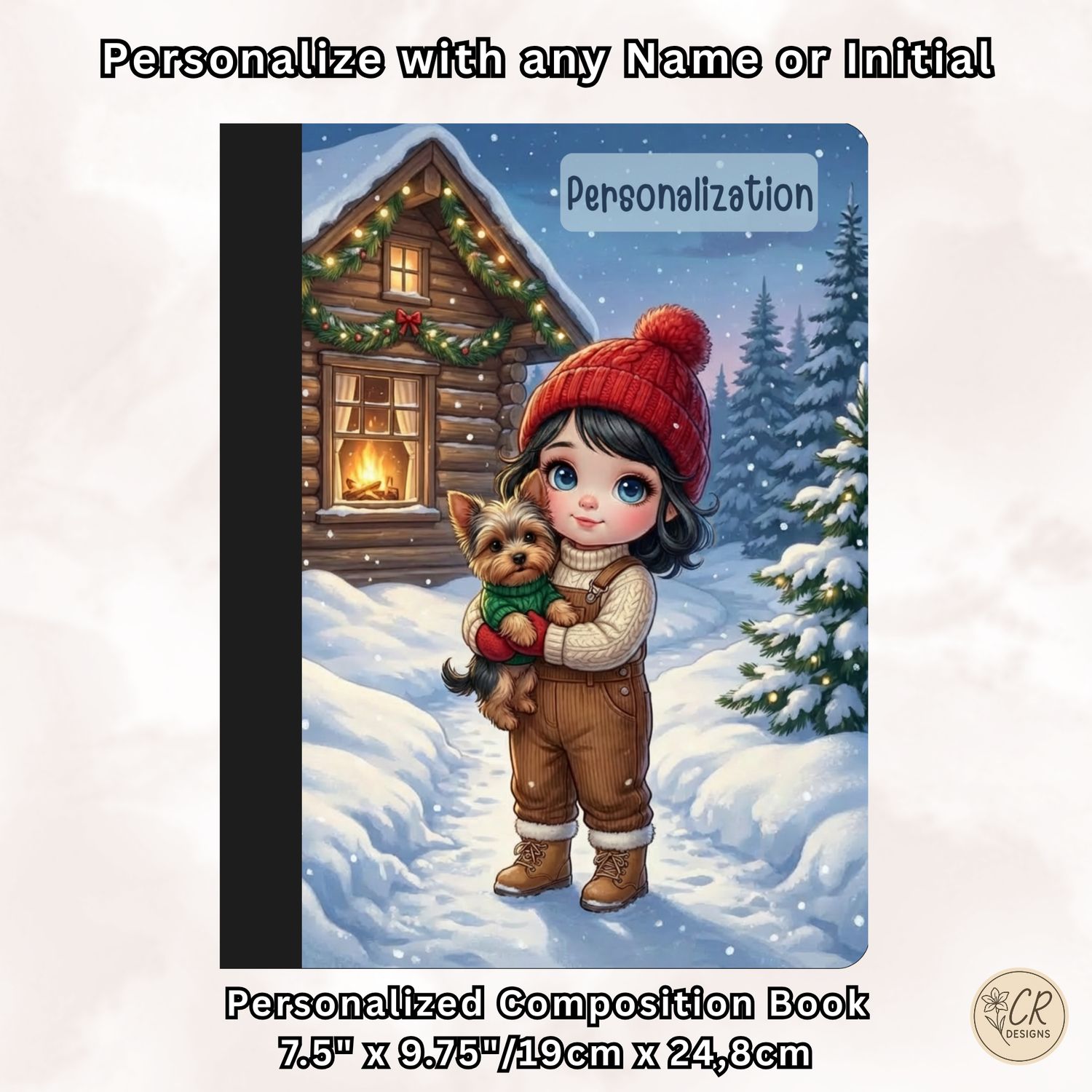 Snowy Winter Pals Composition Notebook