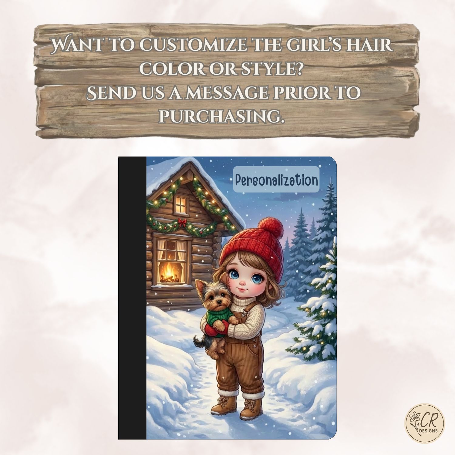 Snowy Winter Pals Composition Notebook