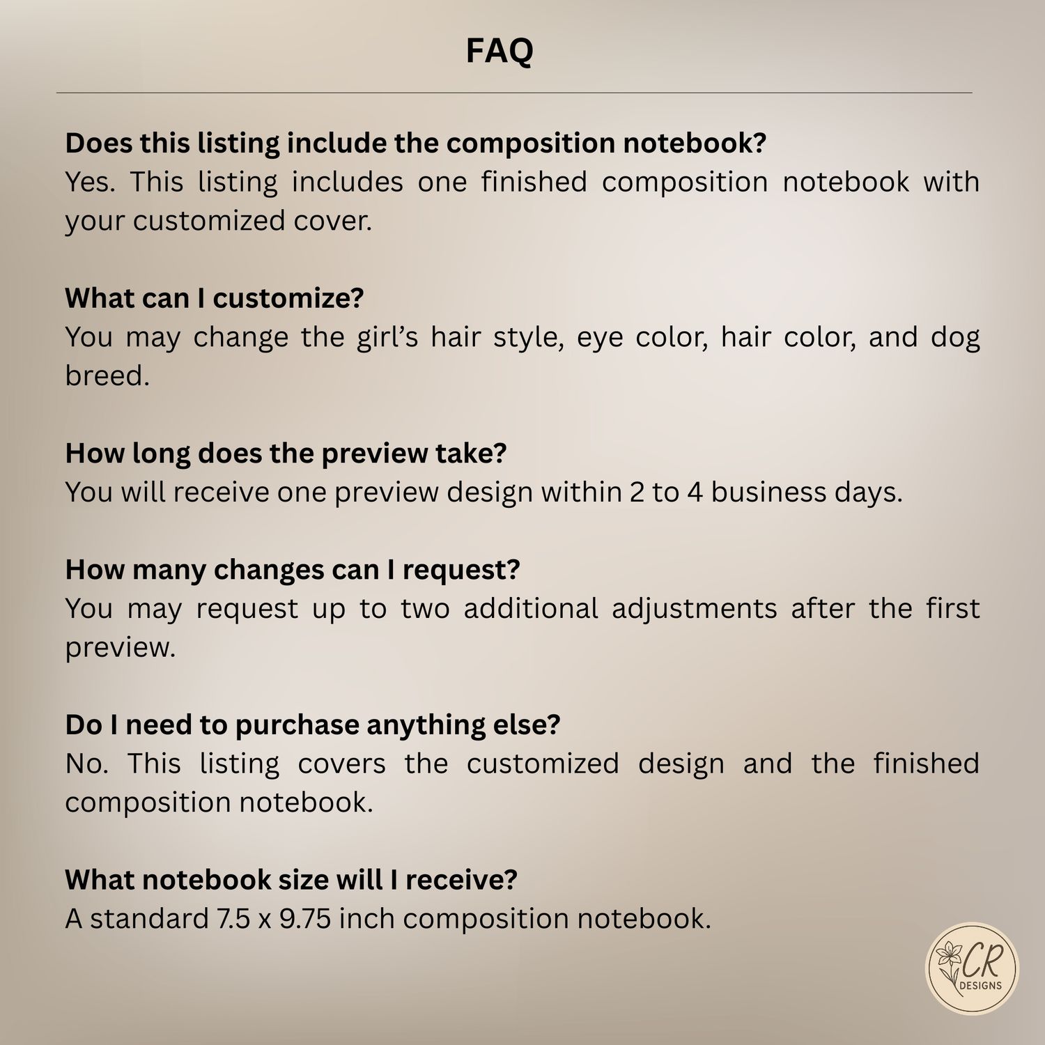 Snowy Winter Pals Composition Notebook