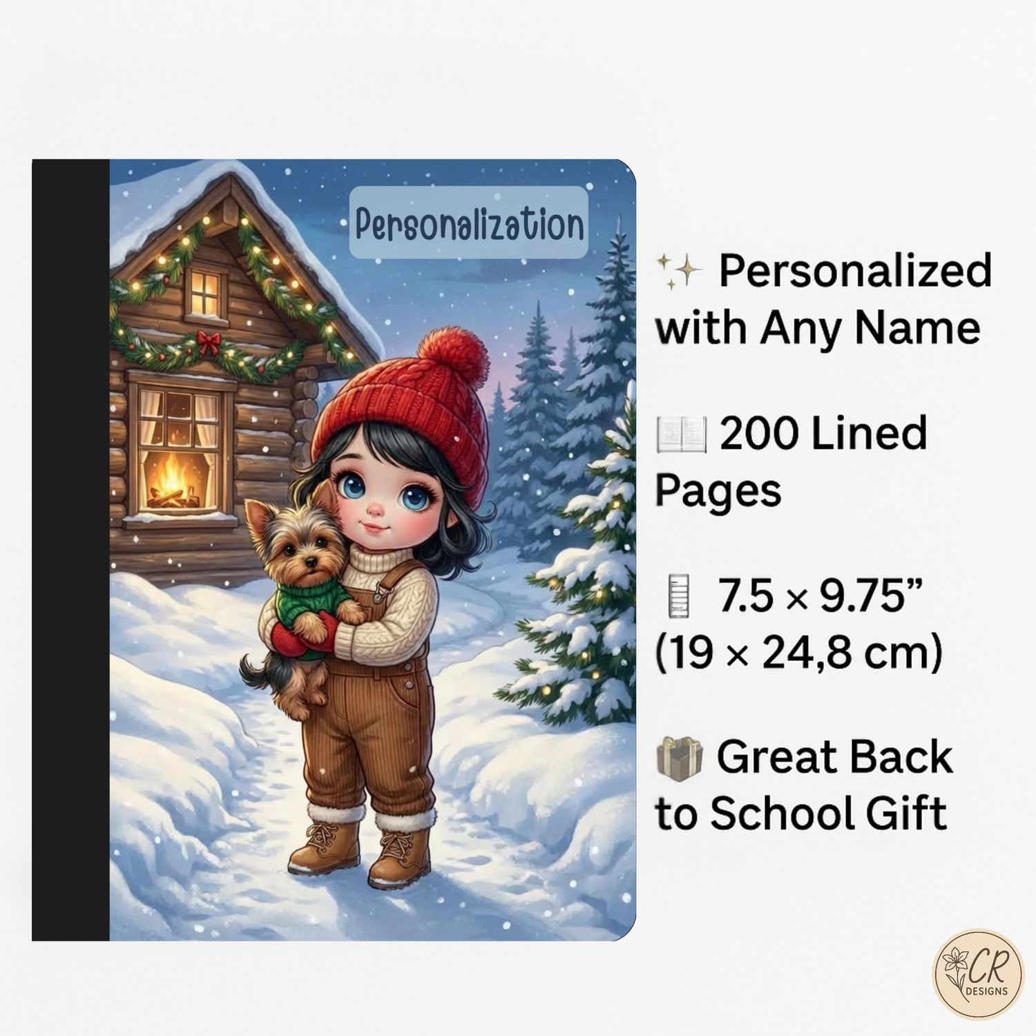 Snowy Winter Pals Composition Notebook