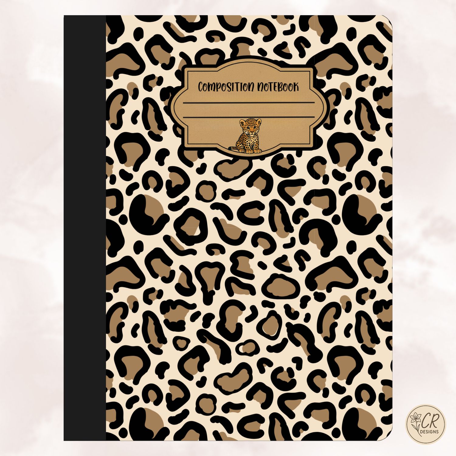 Leopard Print Composition Notebook