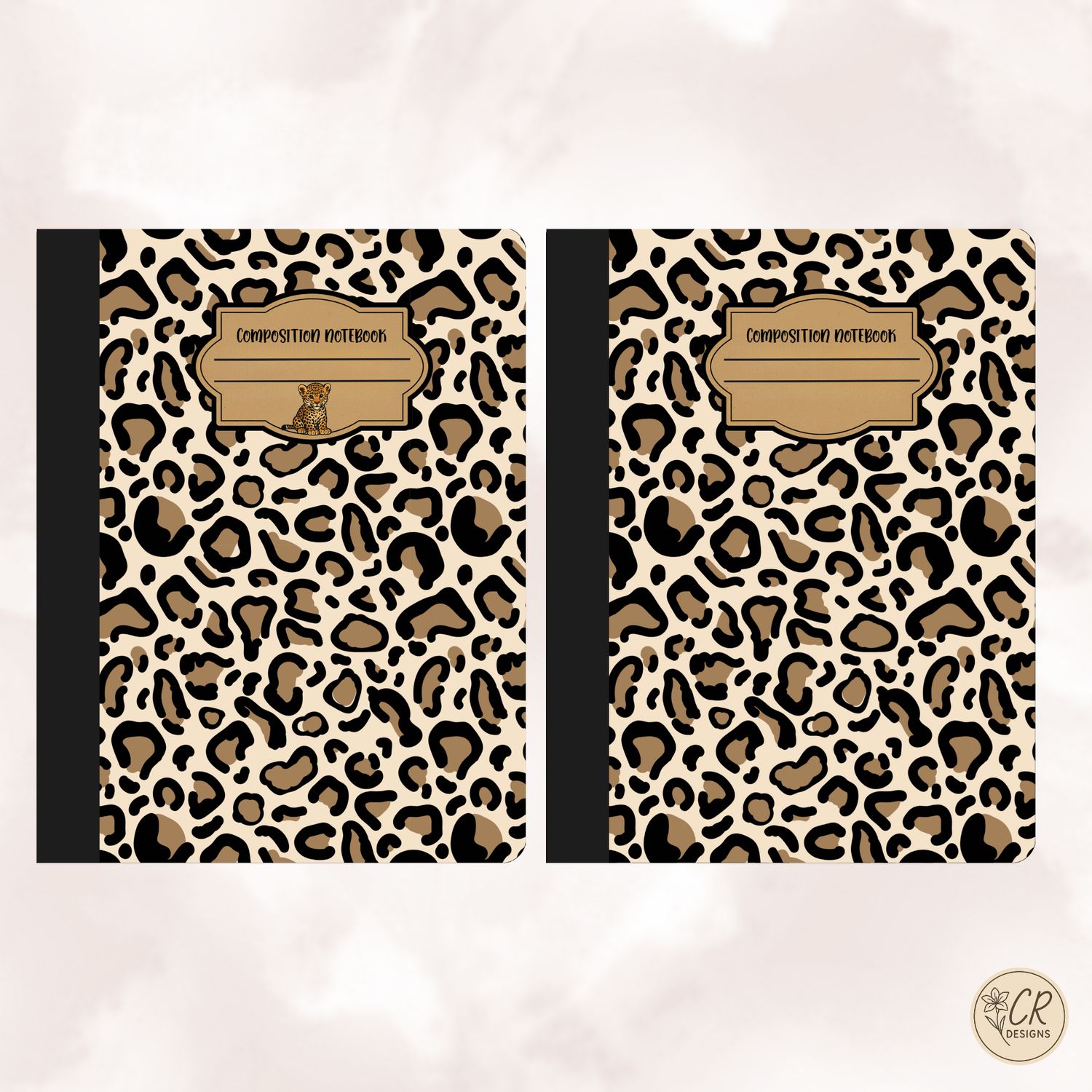 Leopard Print Composition Notebook