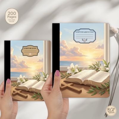 Scripture &amp; Reflection Religious Composition Notebook