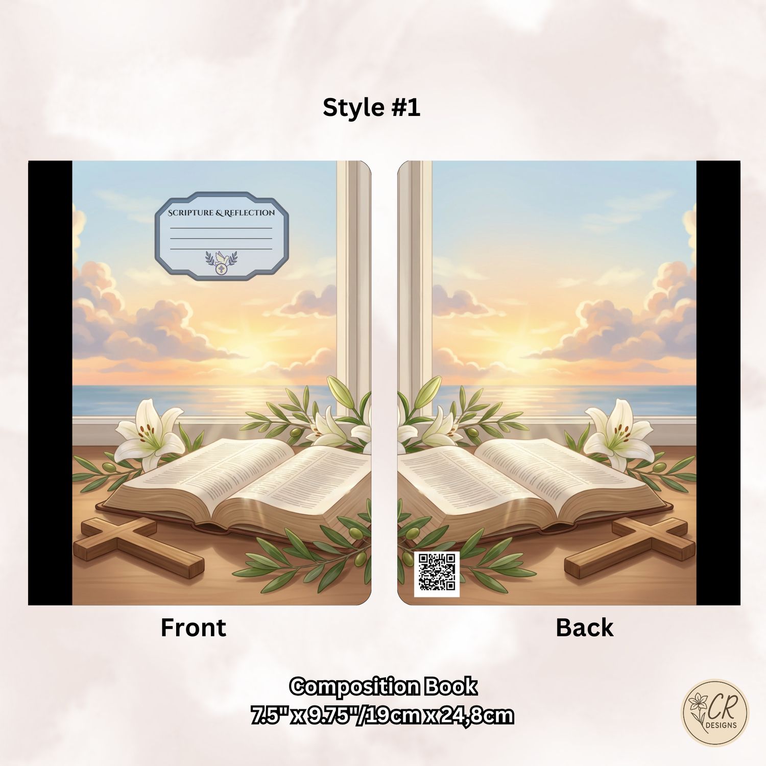 Scripture &amp; Reflection Religious Composition Notebook