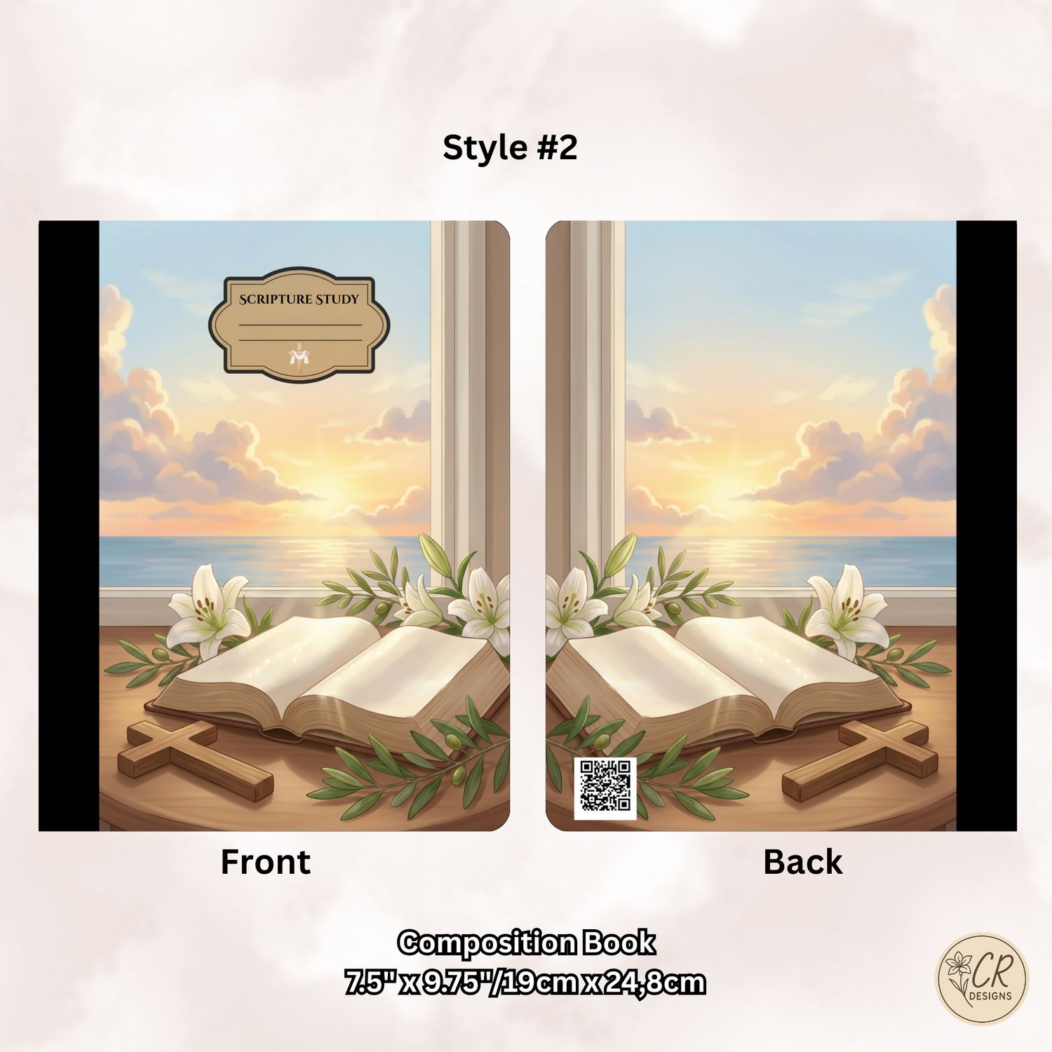 Scripture &amp; Reflection Religious Composition Notebook