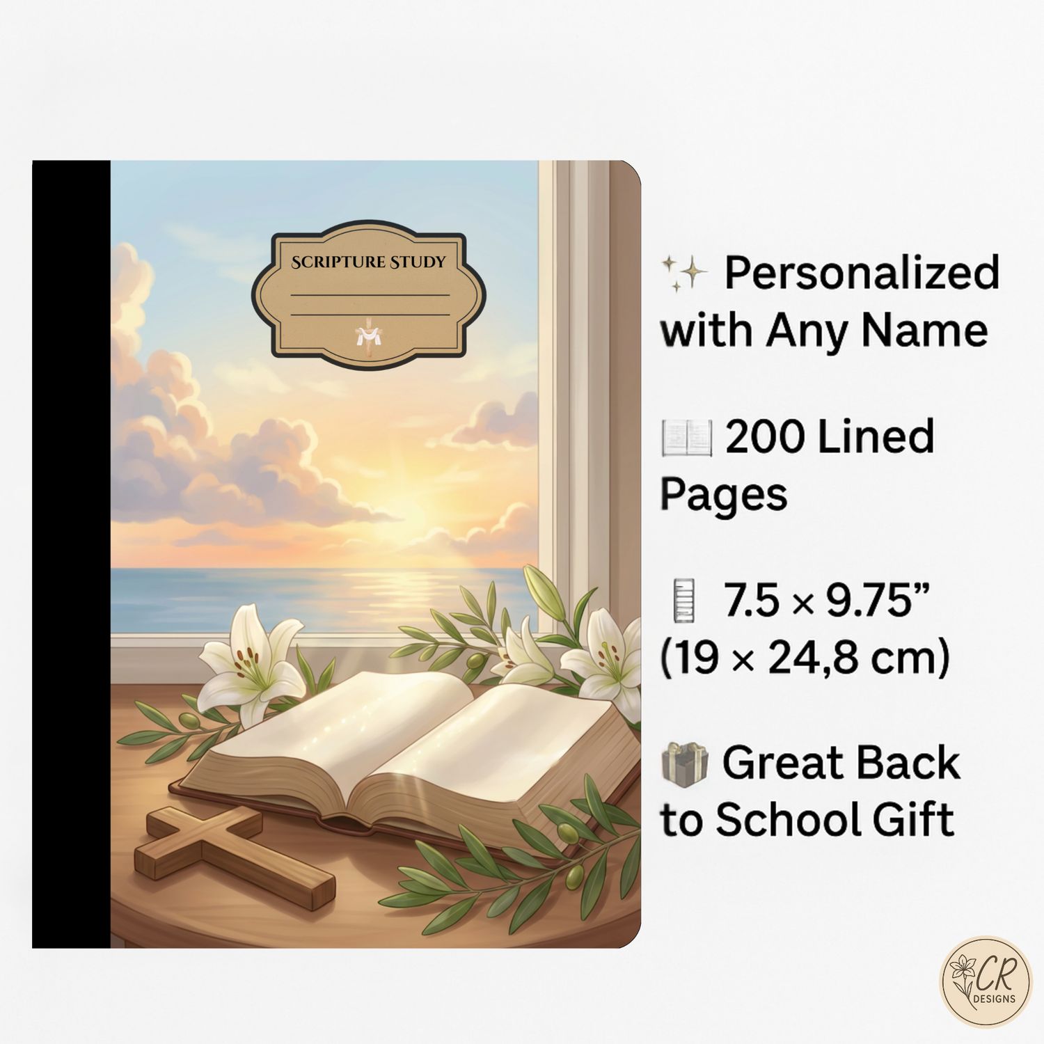 Scripture &amp; Reflection Religious Composition Notebook