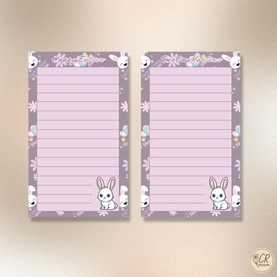 Easter Bunny Notepad