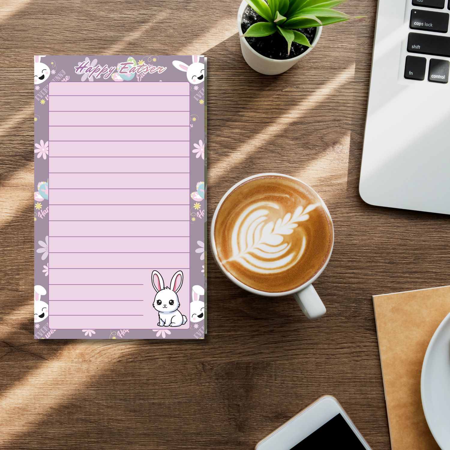 Easter Bunny Notepad