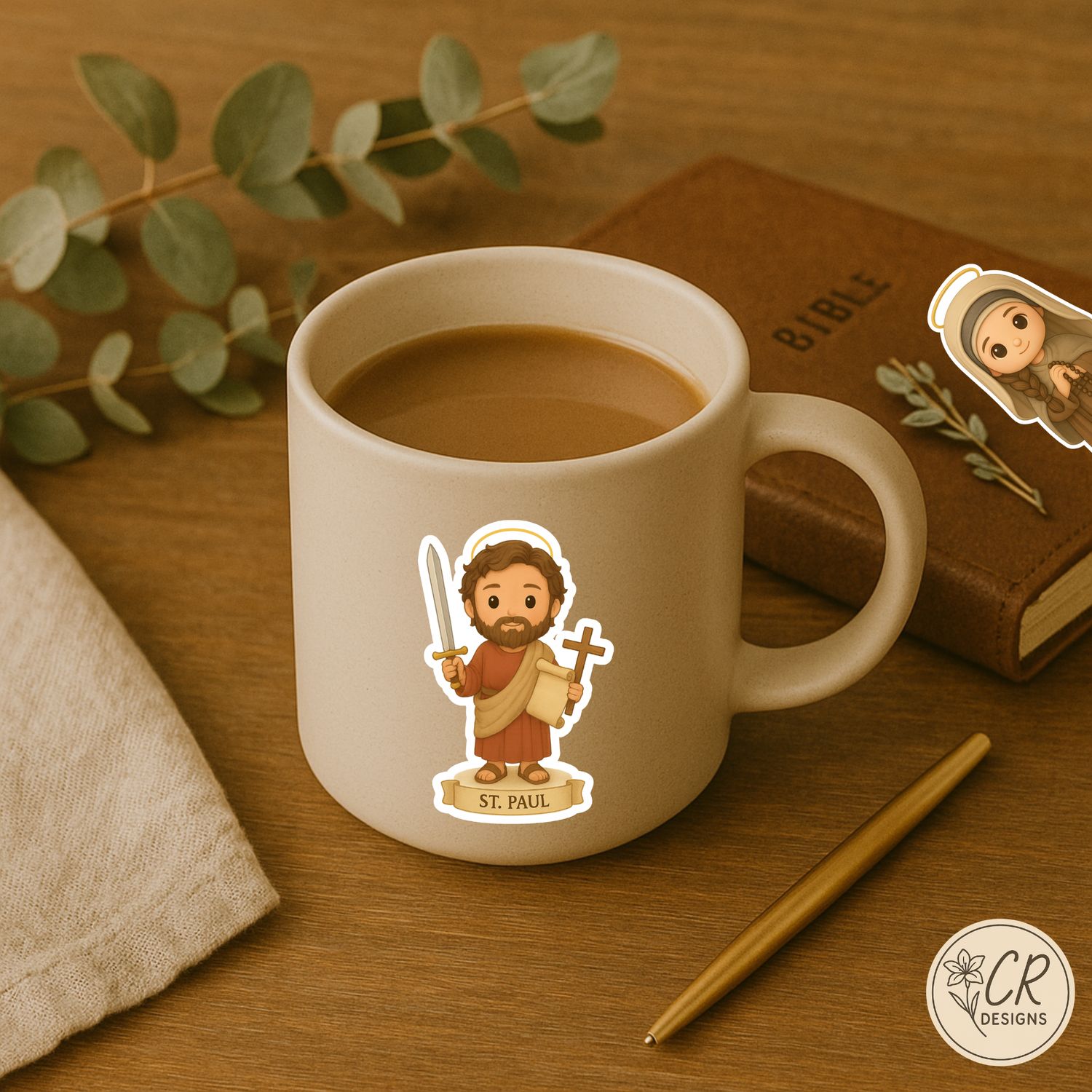 Sacred Saint Sticker Sheet (set 1)