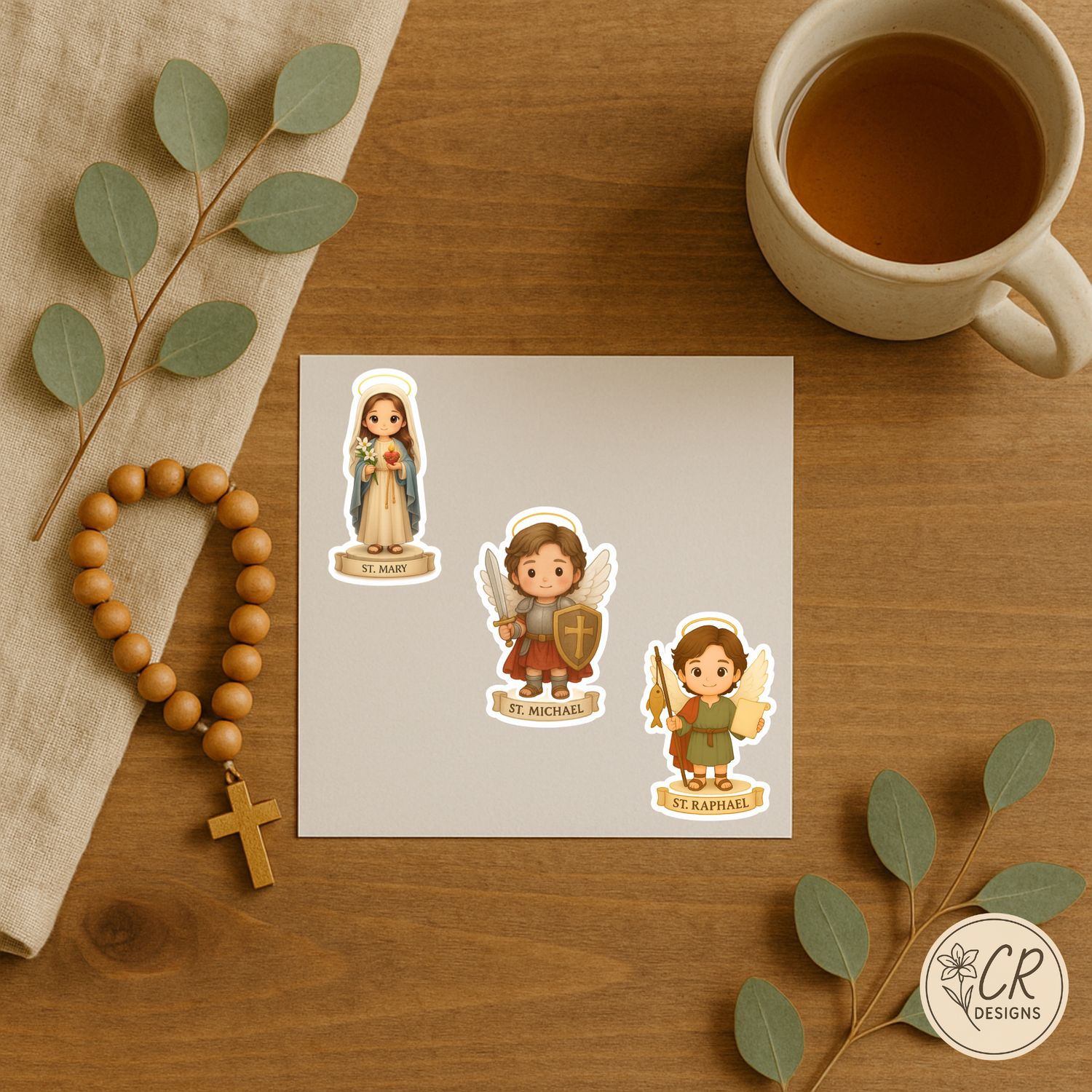 Sacred Saint Sticker Sheet (set 1)