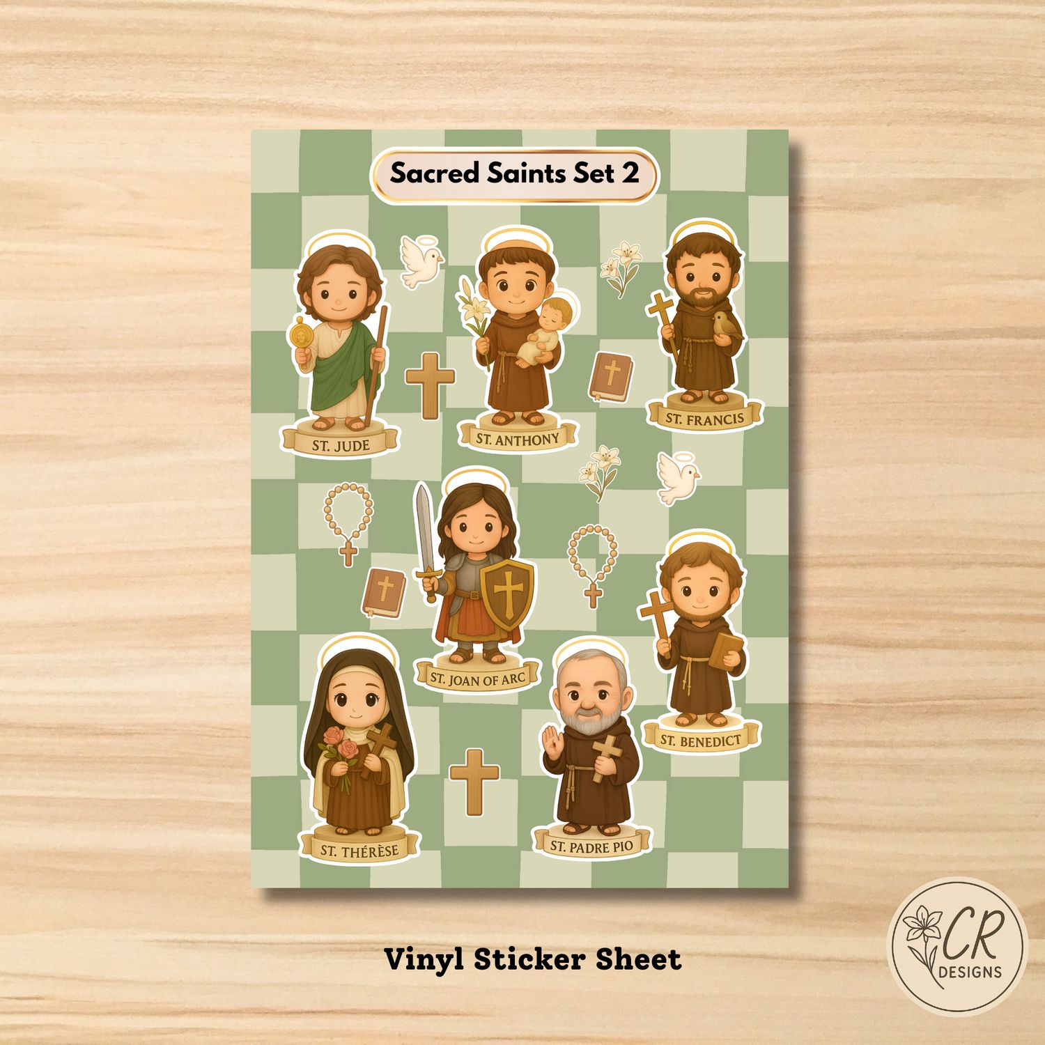 Sacred Saint Sticker Sheet (set 2)
