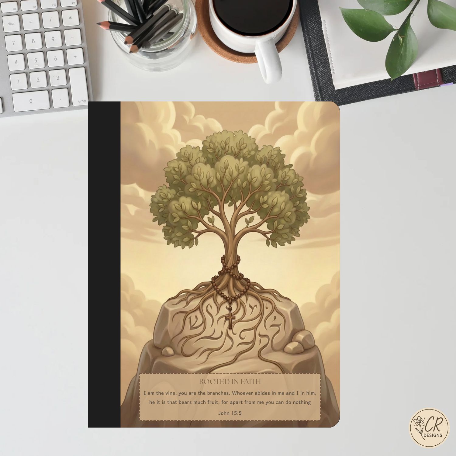 Rooted In Faith Composition Notebook