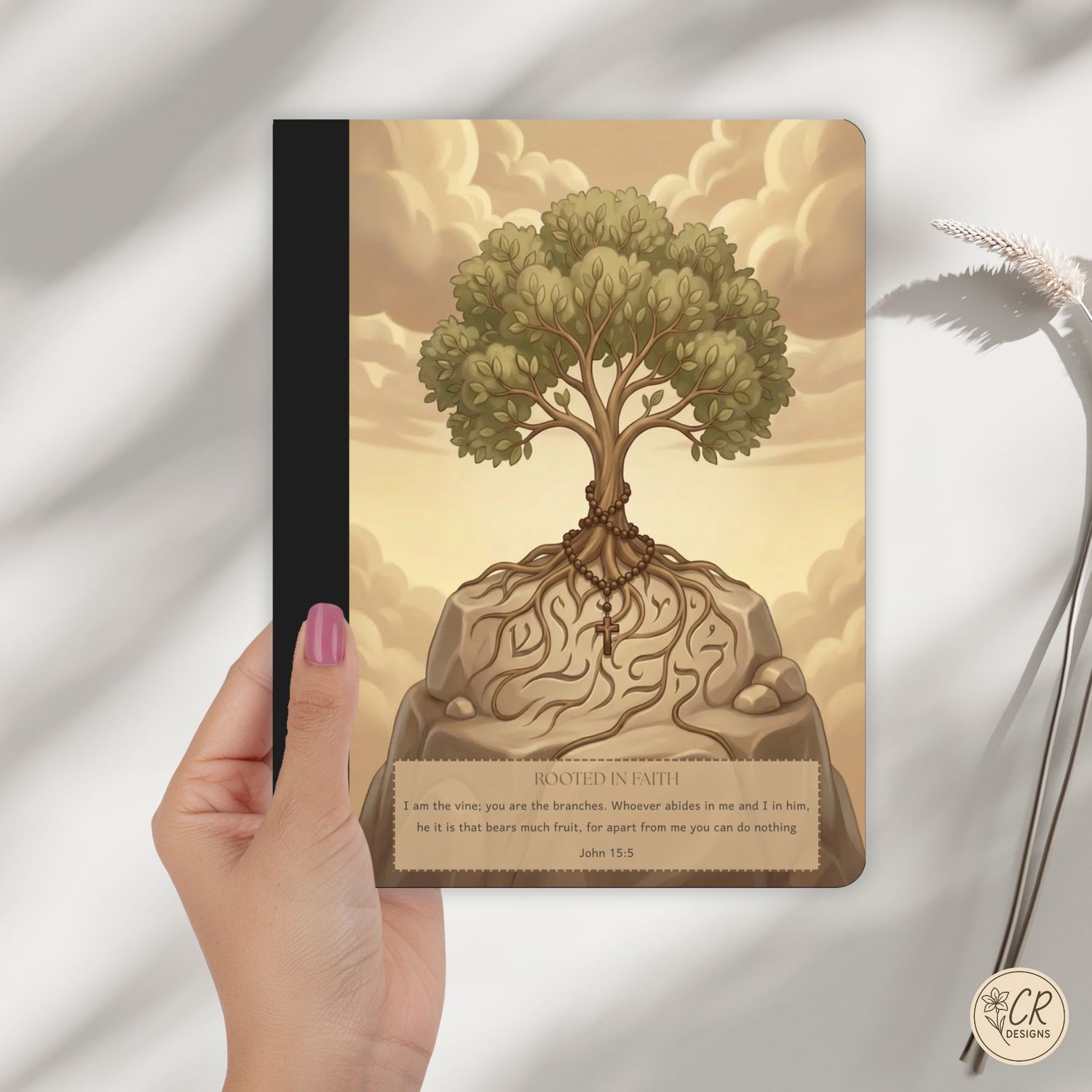 Rooted In Faith Composition Notebook