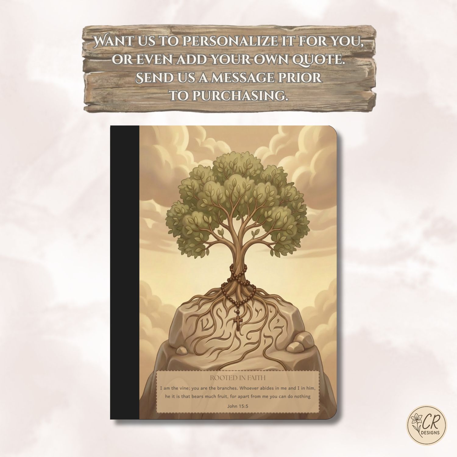 Rooted In Faith Composition Notebook