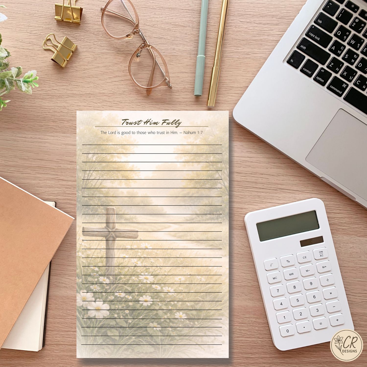 Trust Him Fully Notepad