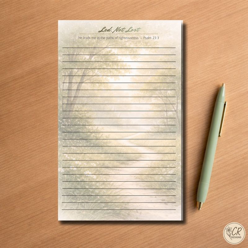 Led Not Lost Notepad