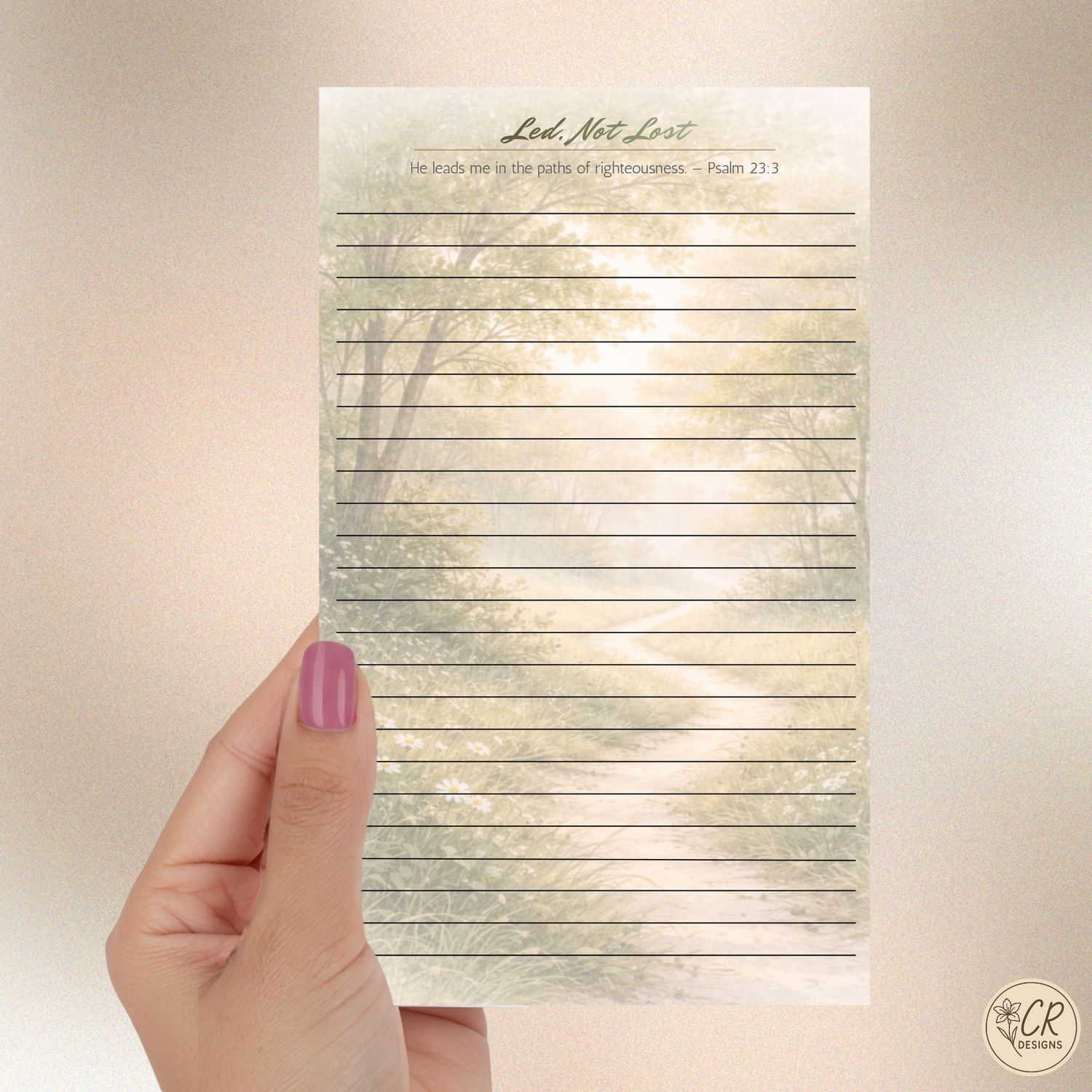 Led Not Lost Notepad