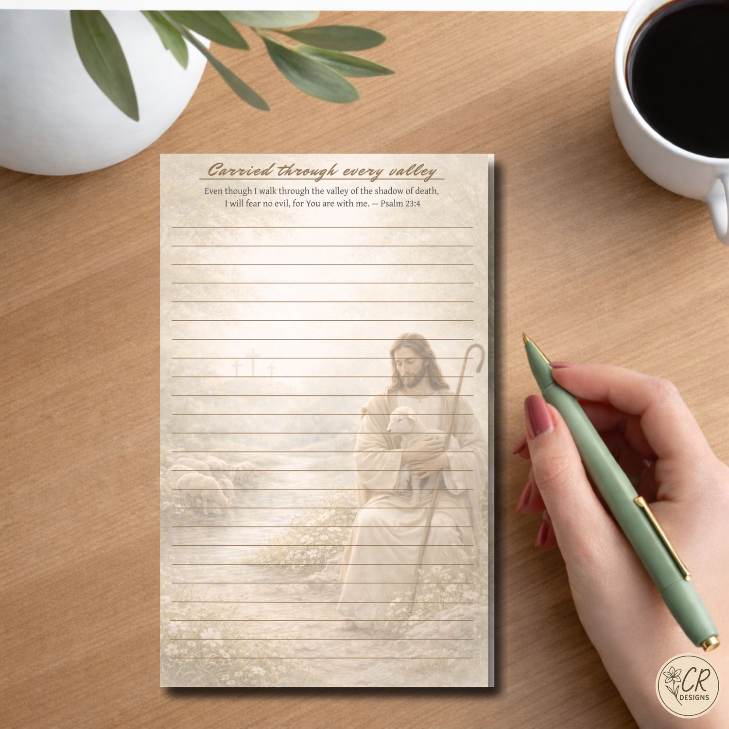 Carried through every valley Notepad