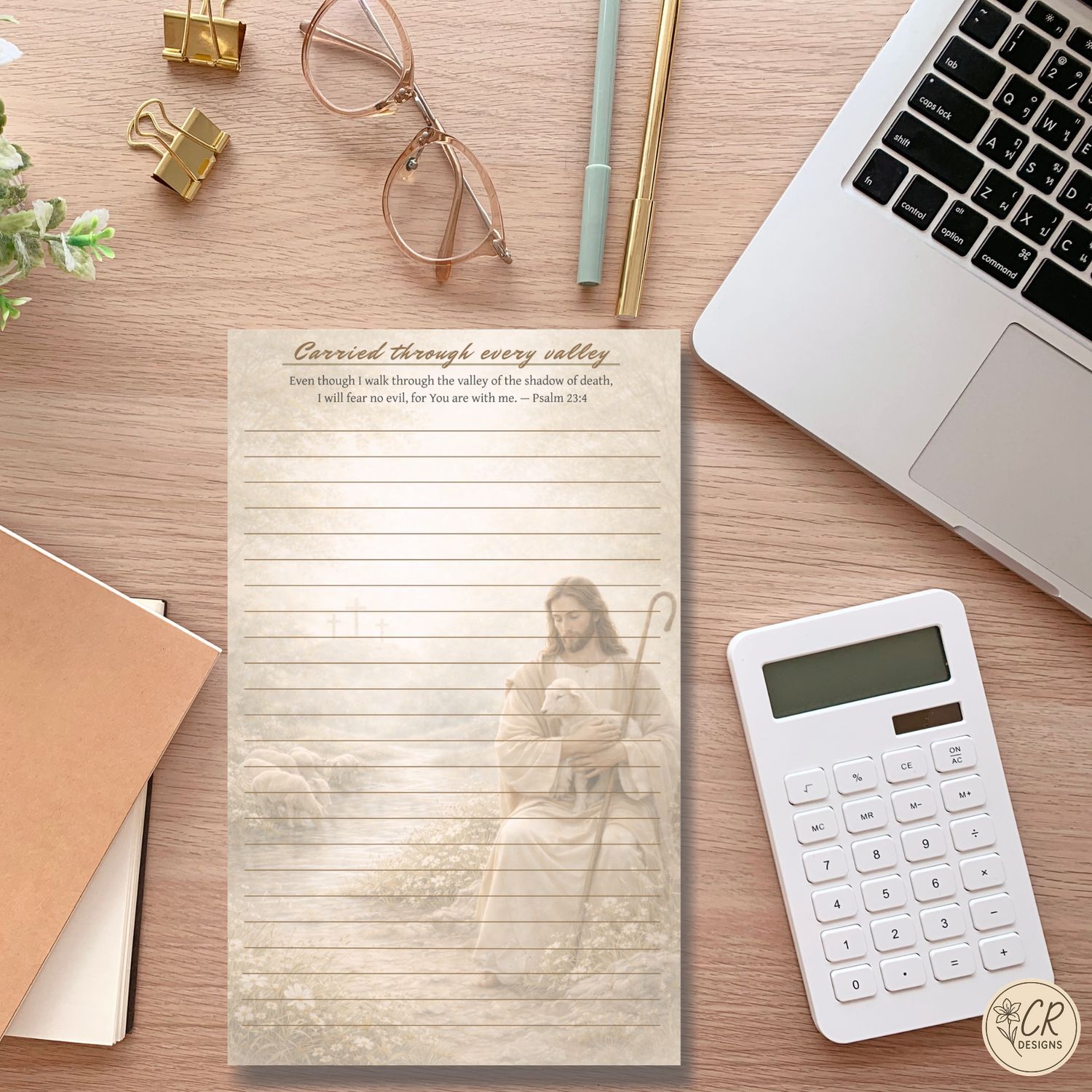 Carried through every valley Notepad