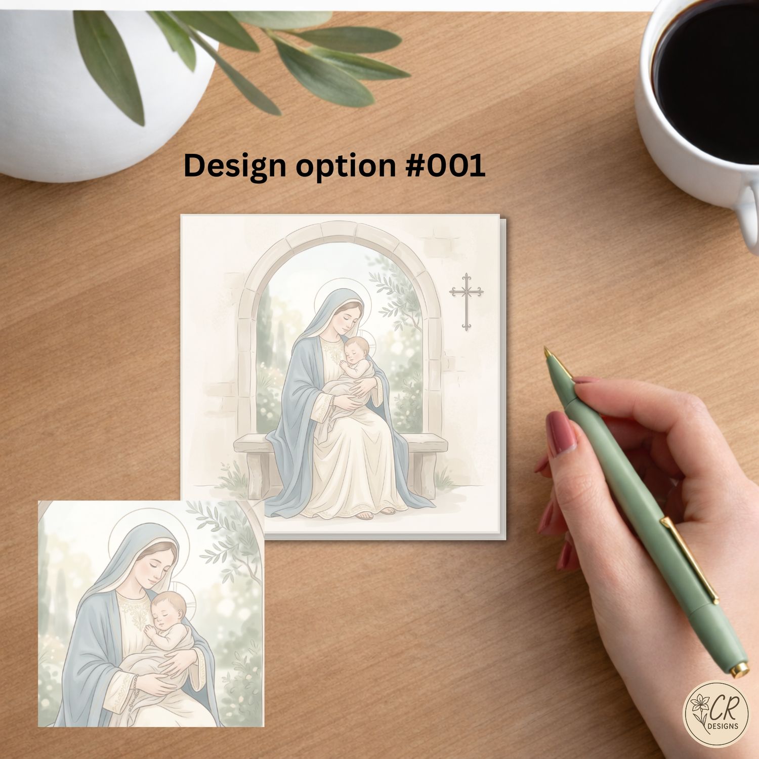 Madonna &amp; Child Notepad 3x3