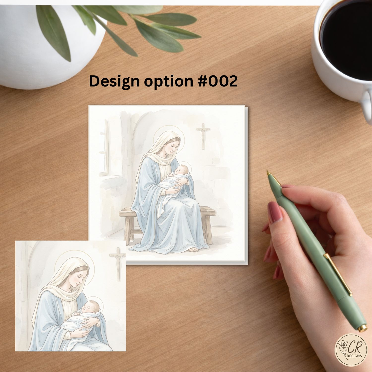 Madonna &amp; Child Notepad 3x3
