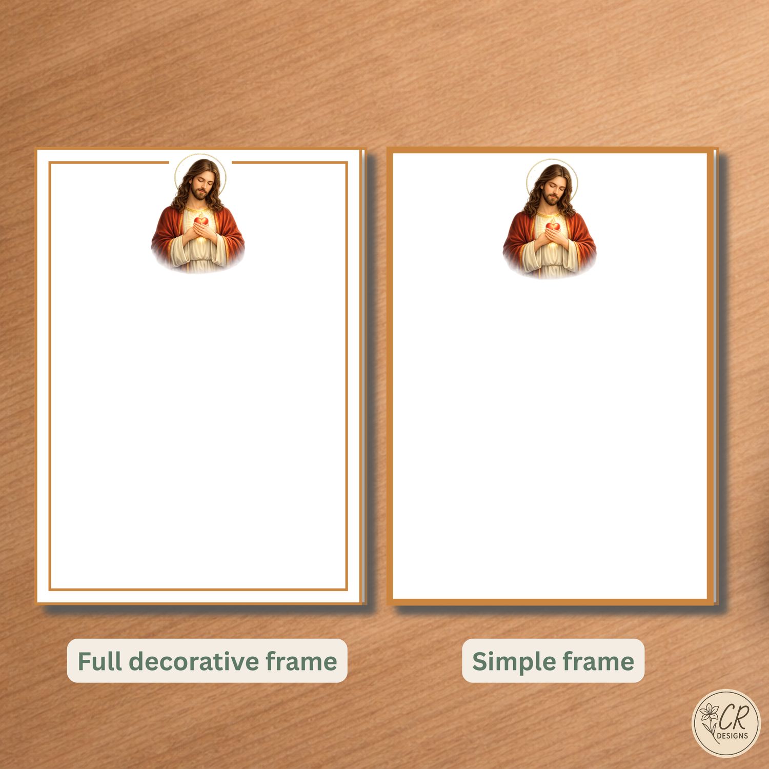 Sacred Heart of Grace Notepad 5x7