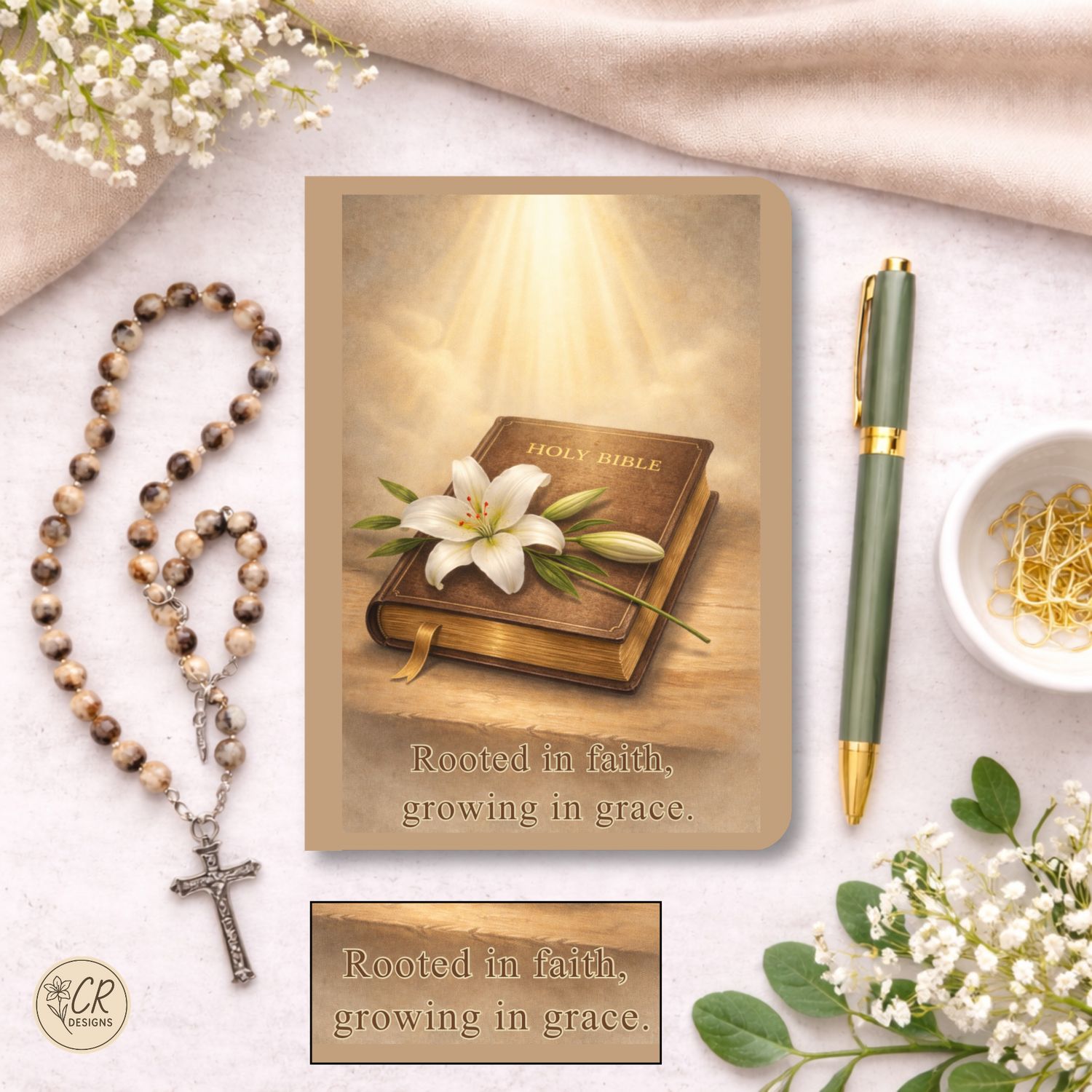 Sacred Light Collection Mini composition notebook