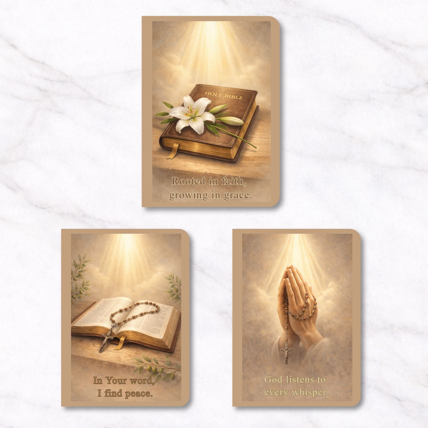Sacred Light Collection Mini composition notebook