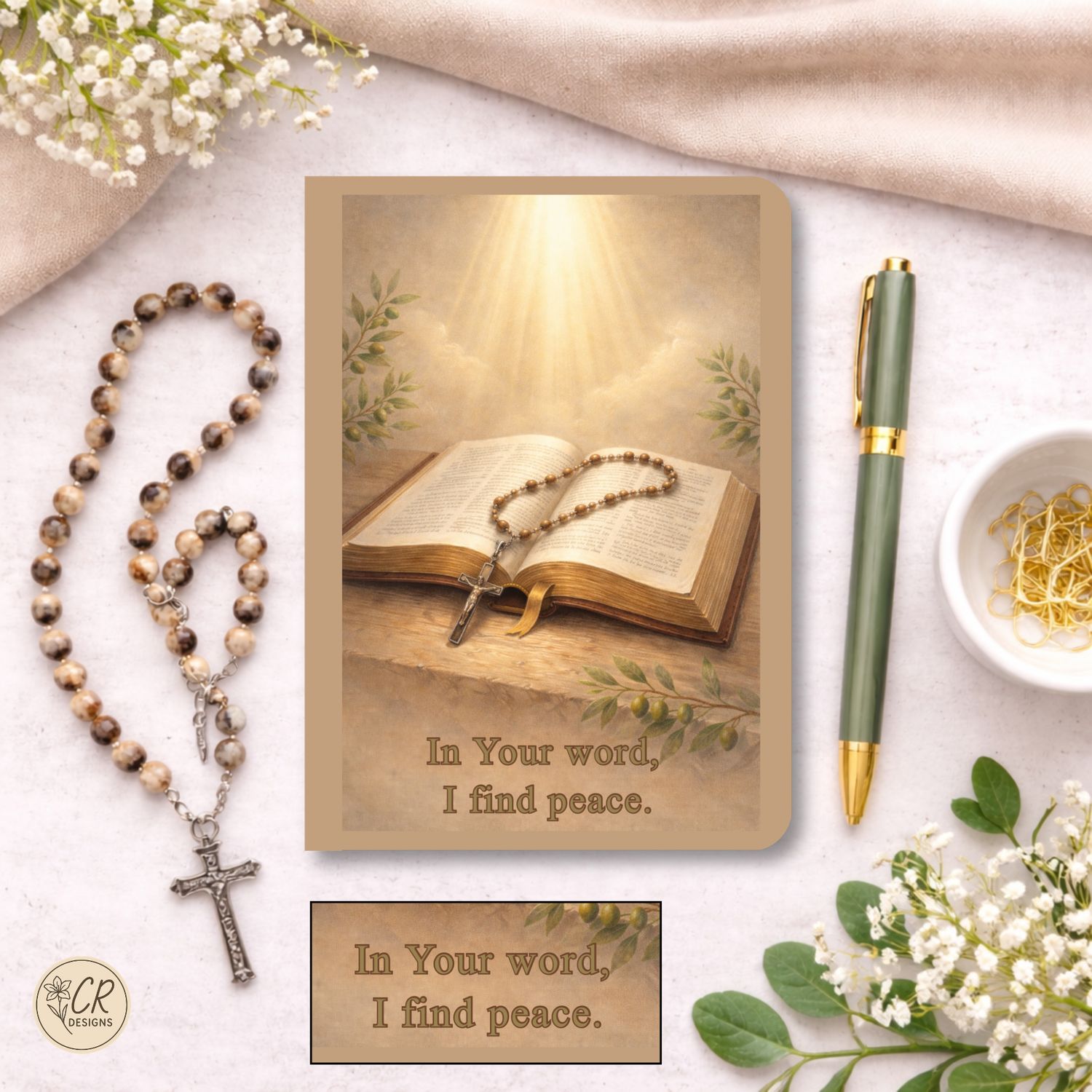 Sacred Light Collection Mini composition notebook