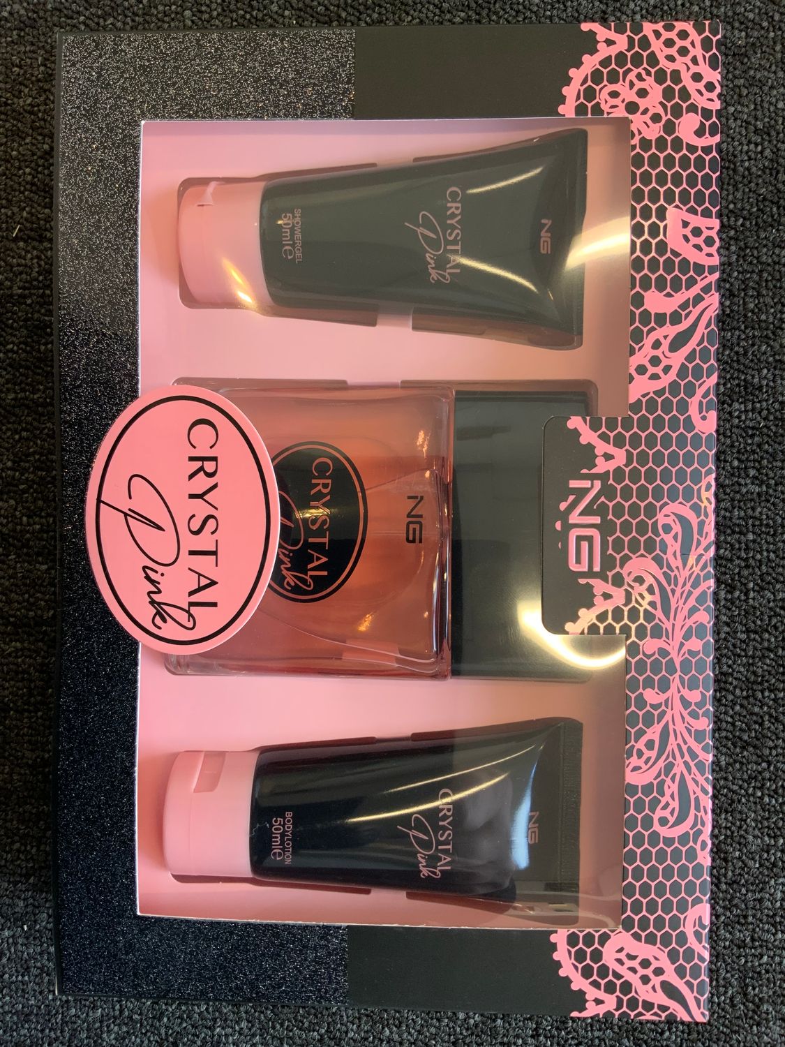 Crystal Pink Giftset 3-delig Vrouw