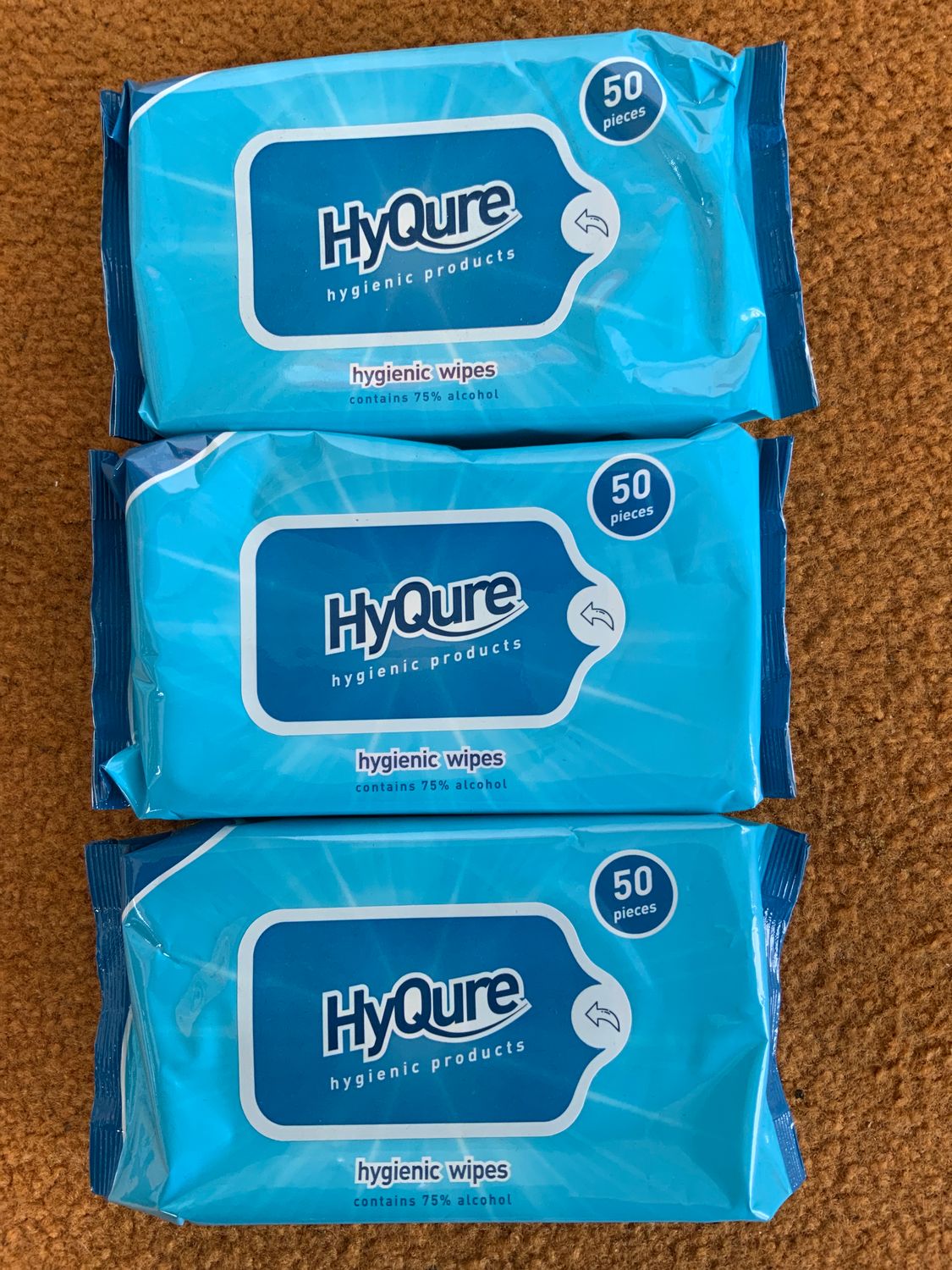 Alcoholdoekjes 75% 1 verpakking 50 stuks